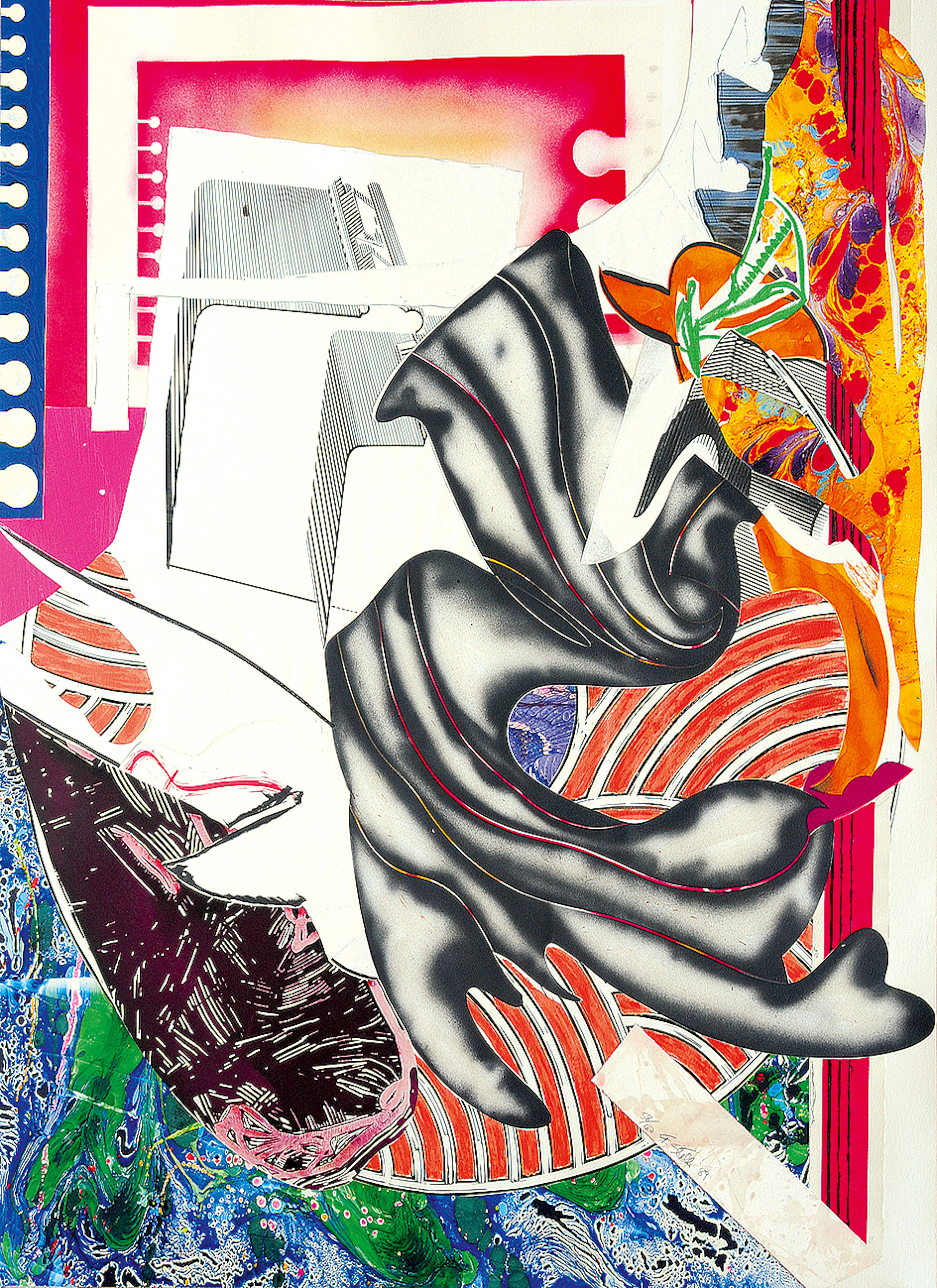 Moby Dick, 1989, from "The Waves", 1985-89 Frank Stella, 1936 (US)