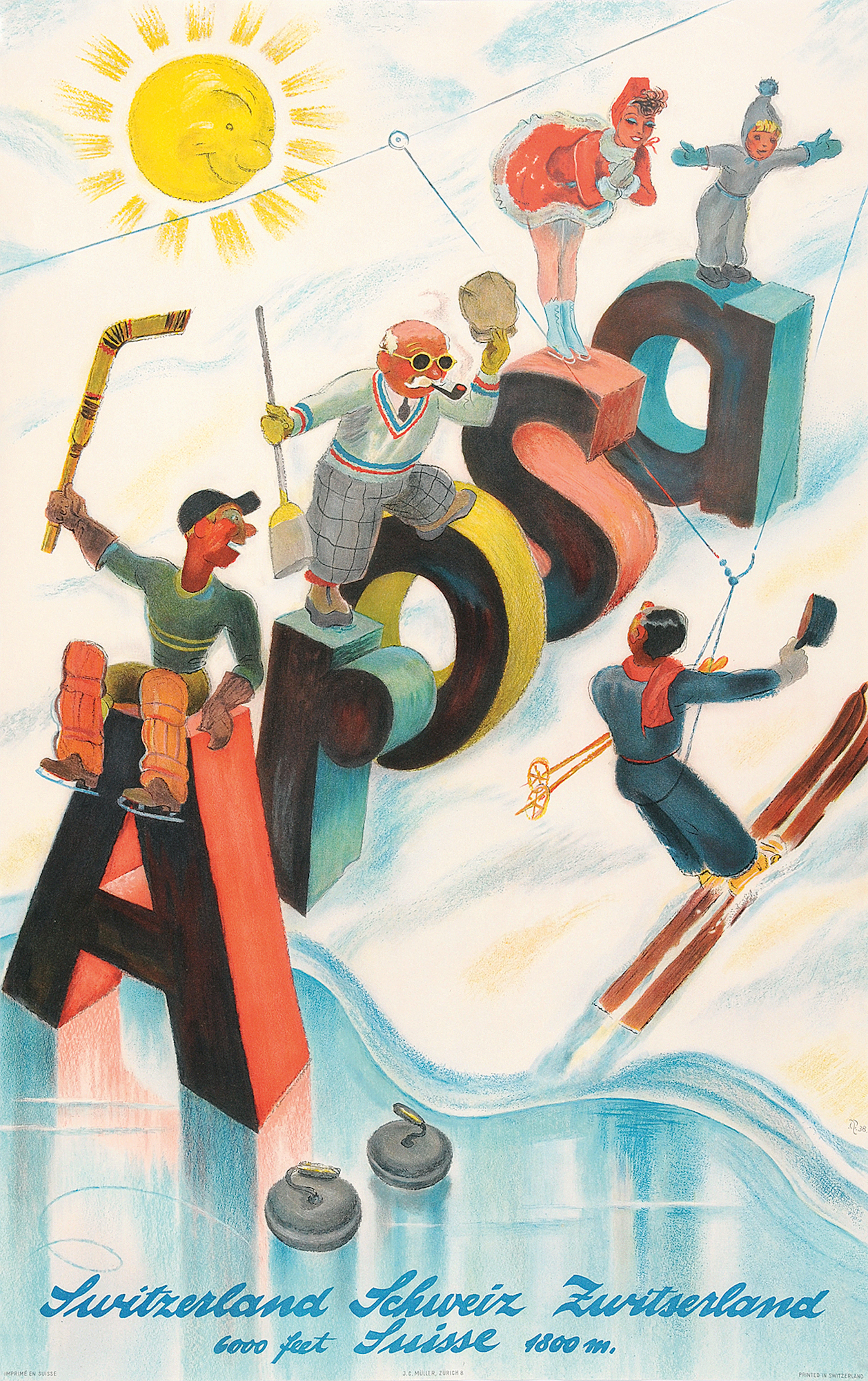 Arosa, 1938 Hugo Laubi, 1888-1959 (CH)