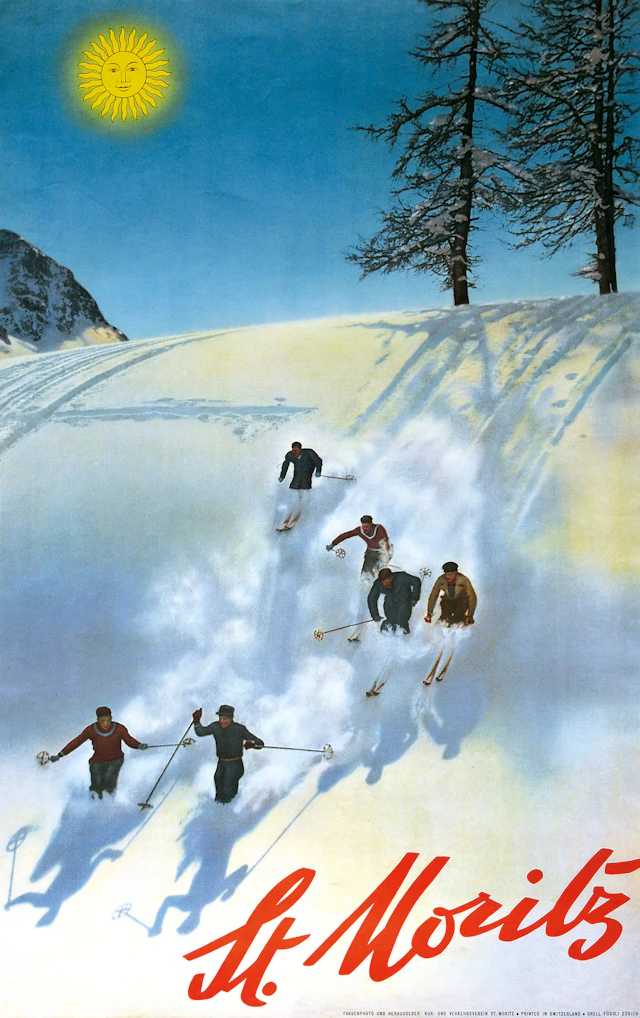 St. Moritz, 1935 Walter Herdeg, 1908-1995 (CH)