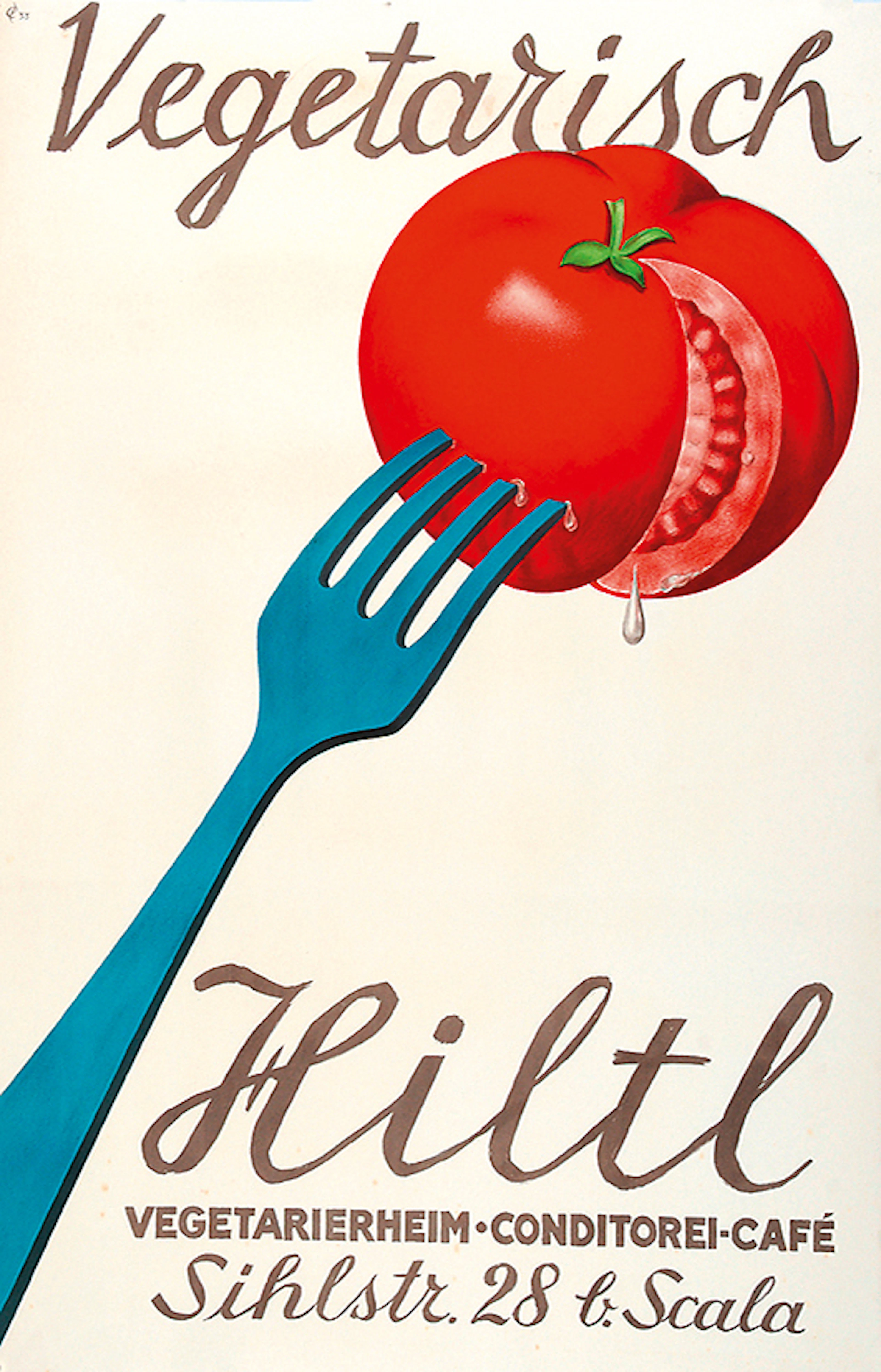 Vegetarisch Hiltl, 1933 Hugo Laubi, 1888-1959 (CH)