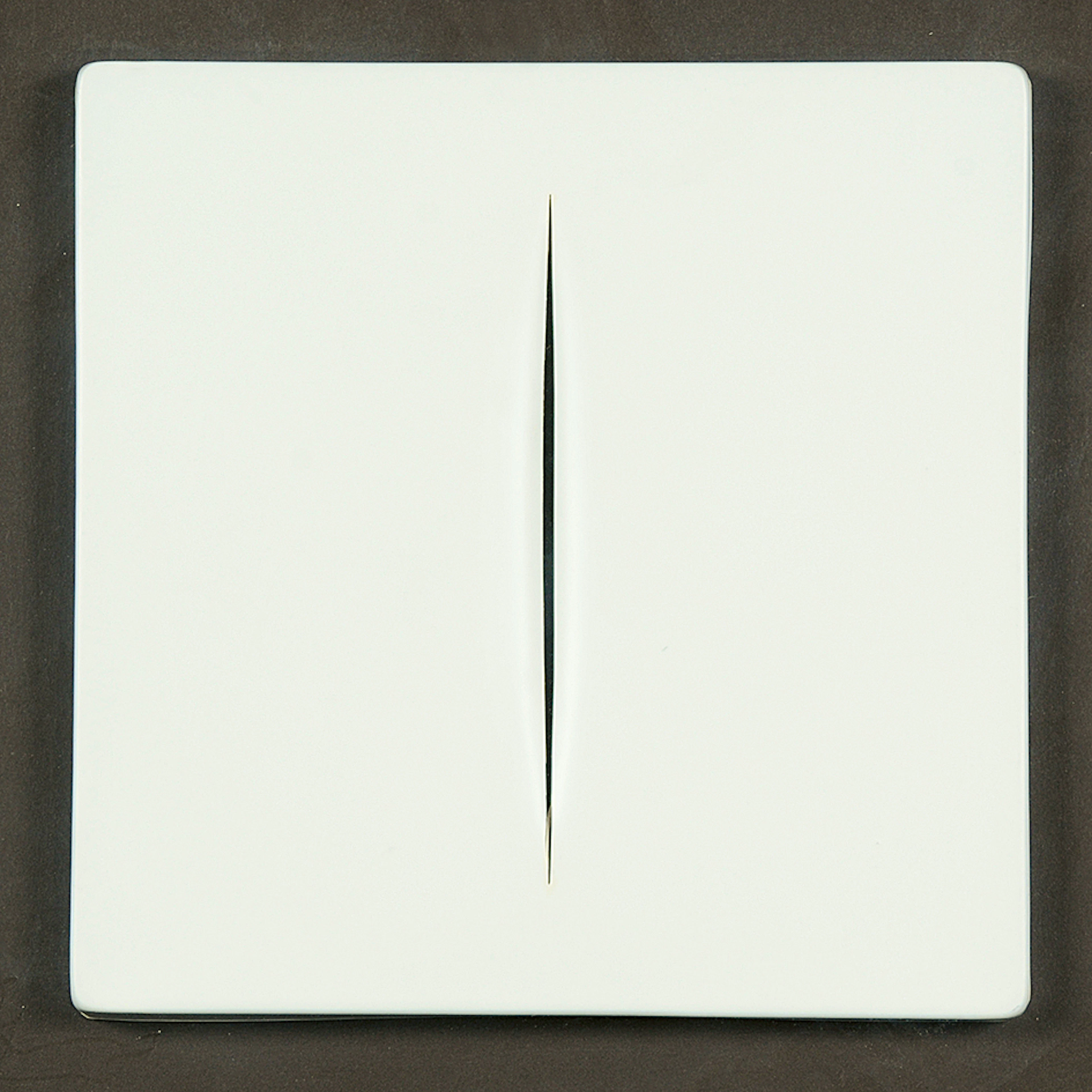 Concetto spaziale (bianco), 1968 Lucio Fontana, 1899-1968 (IT)