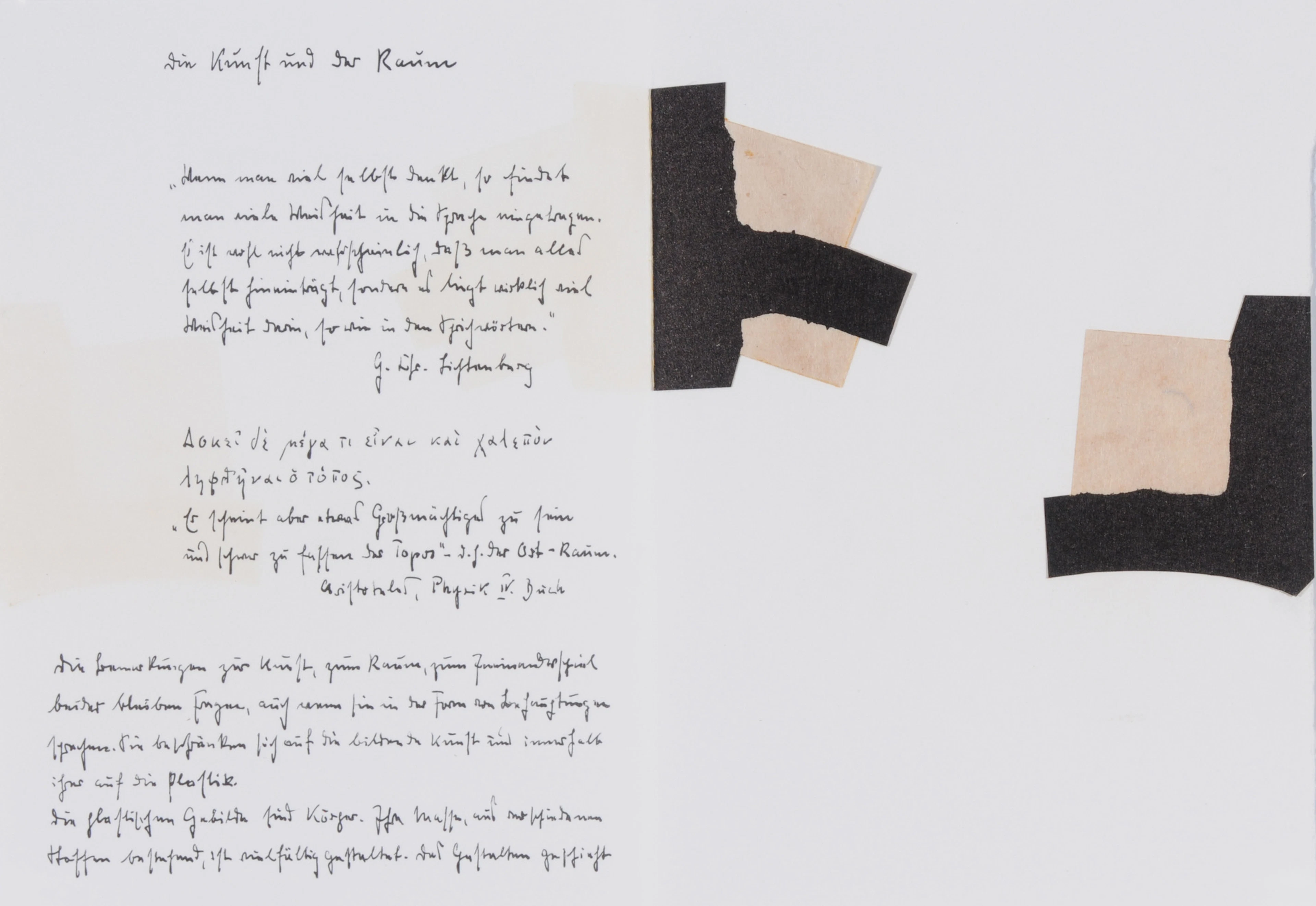 Book. Martin Heidegger: Die Kunst und der Raum