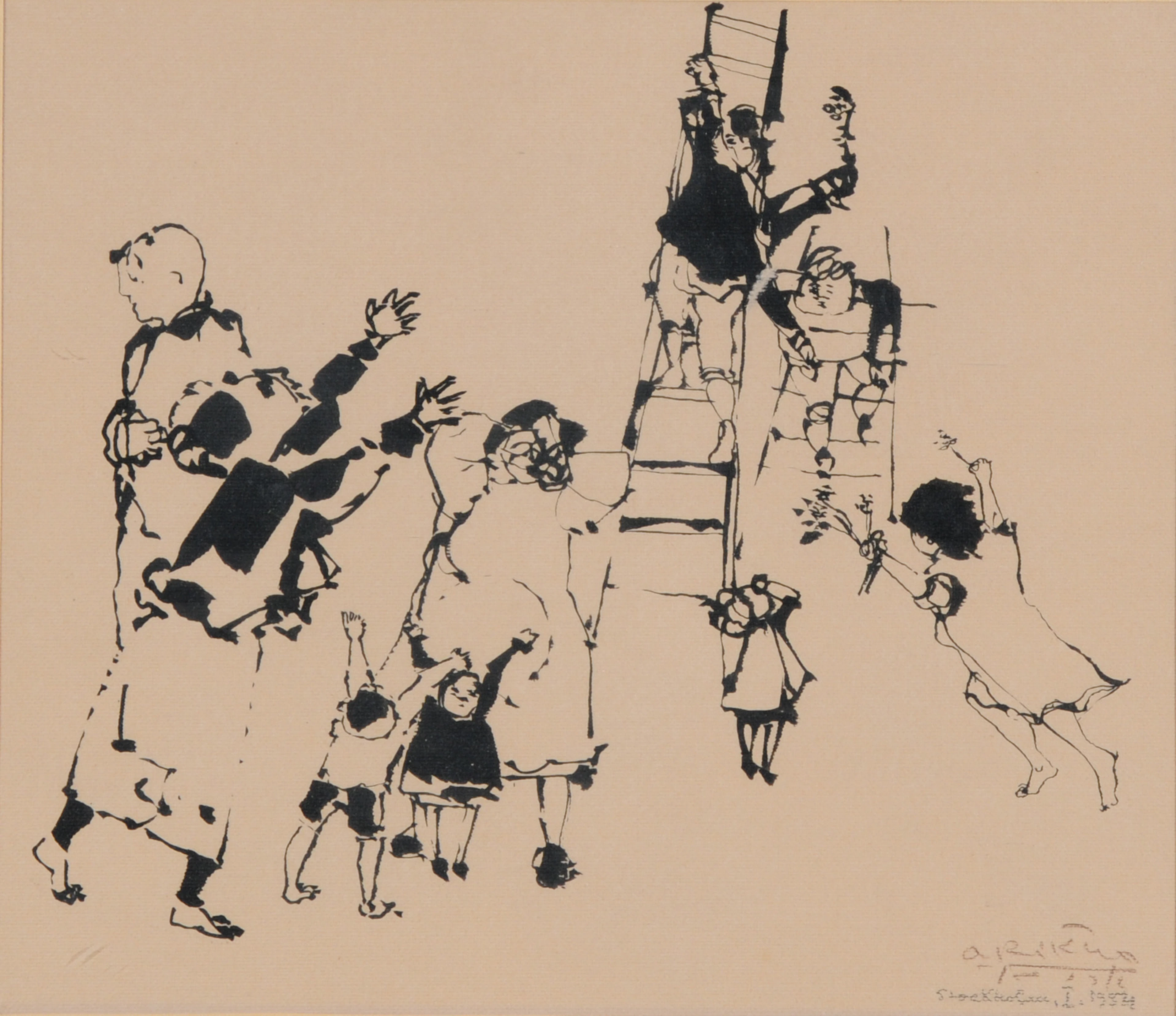 Untitled, 1954 Avigdor Arikha, 1929-2010 (IL)