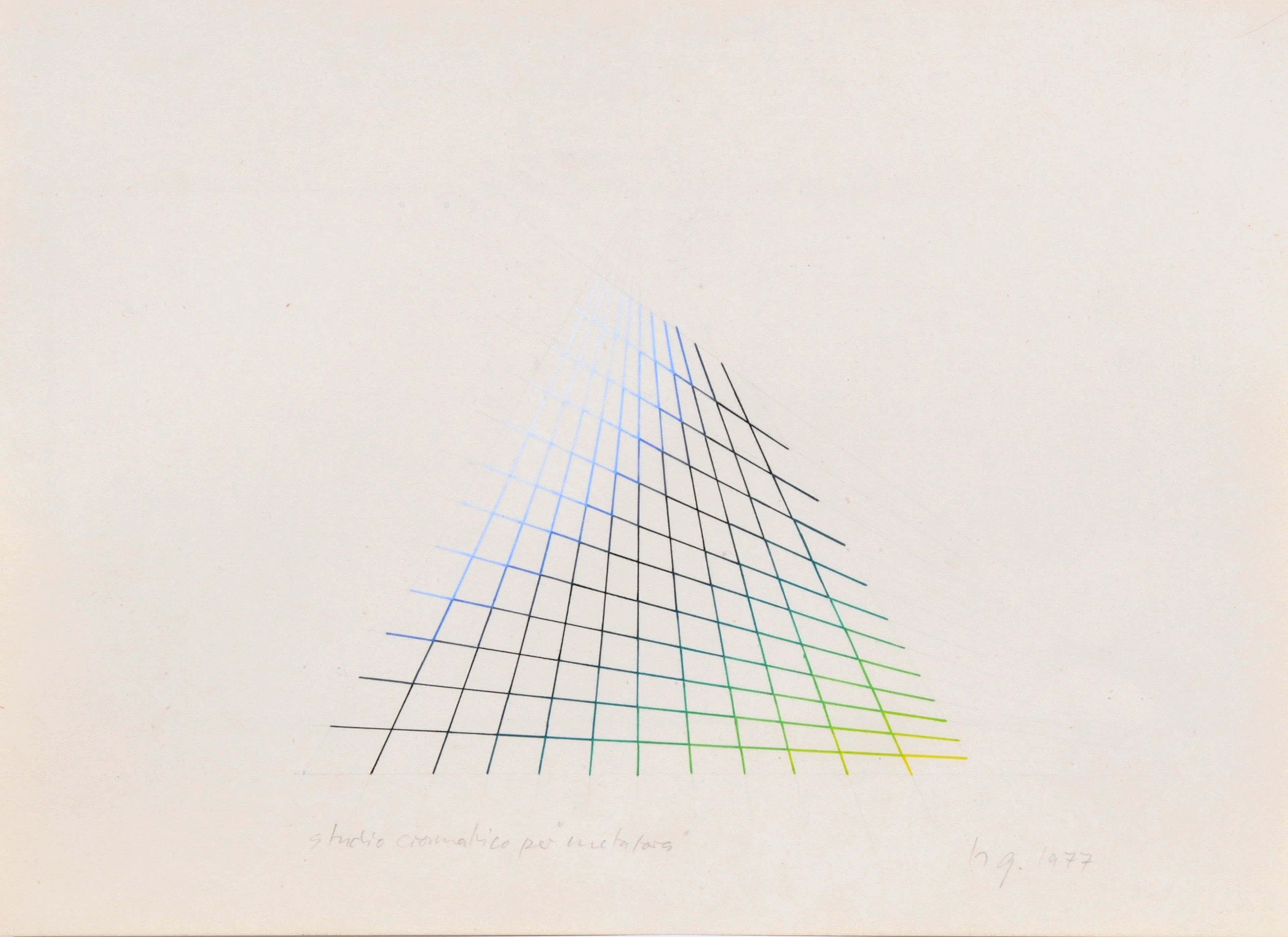 Studio cromatico per metafora, 1977 Hans Jörg Glattfelder, 1939 (CH)