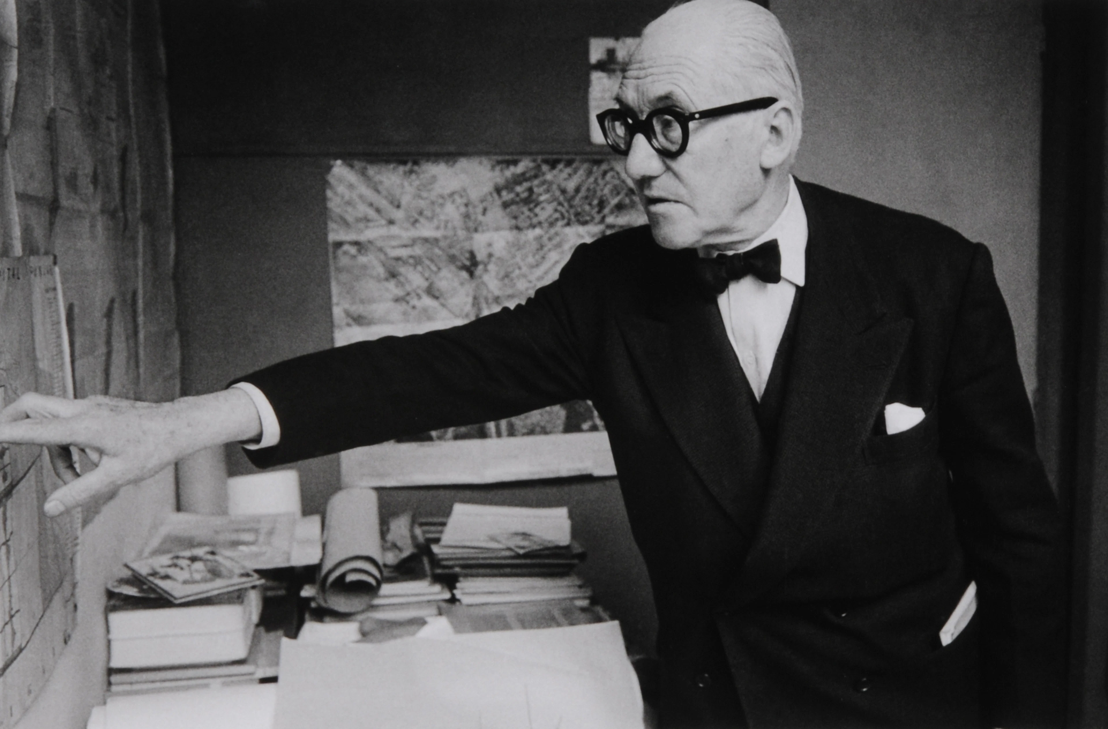 Le Corbusier at his Studio, 1956 René Burri, 1933-2014 (CH)