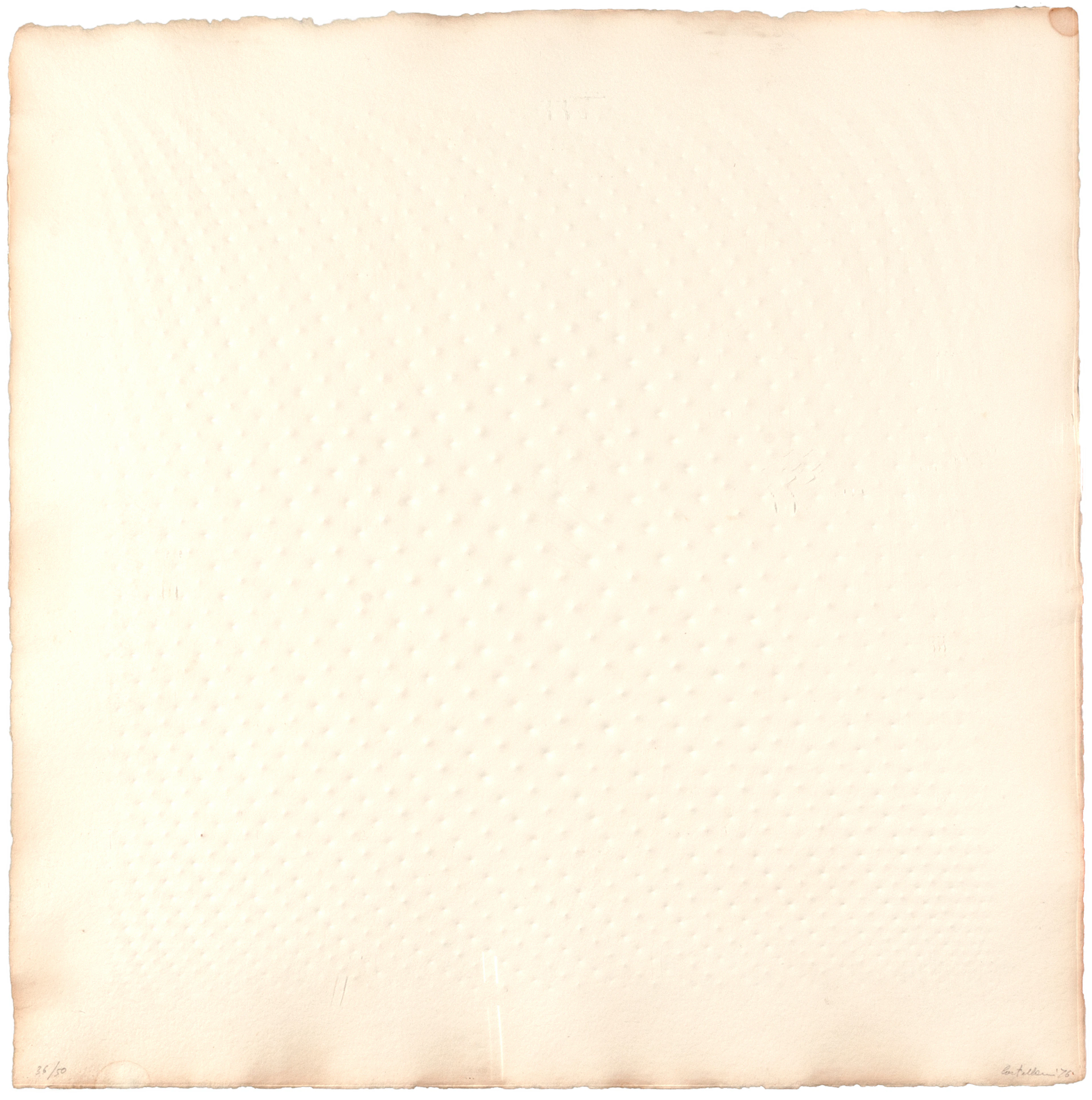 Senza titolo (Untitled), 1976 Enrico Castellani, 1930-2017 (IT)