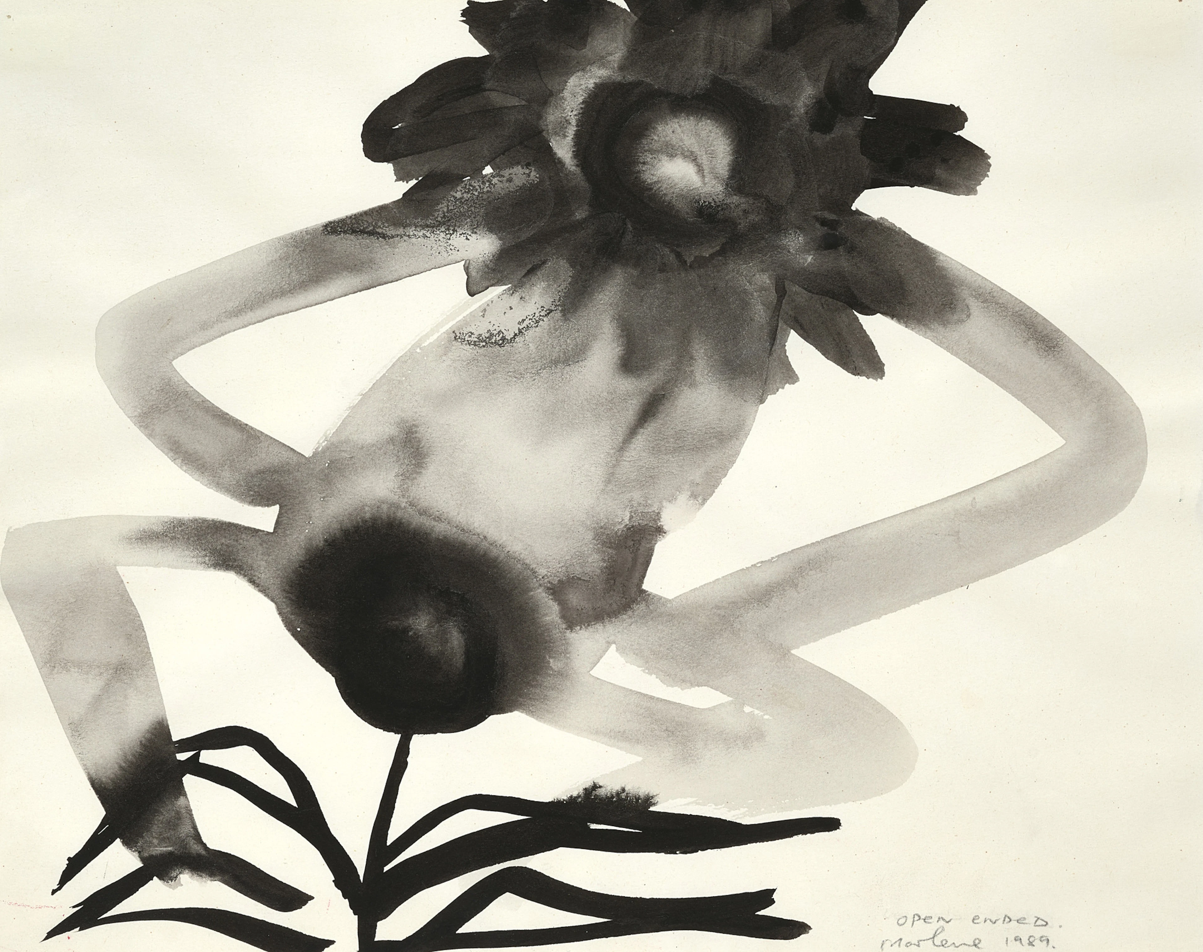 Open Ended, 1989 Marlene Dumas, 1953 (ZA)