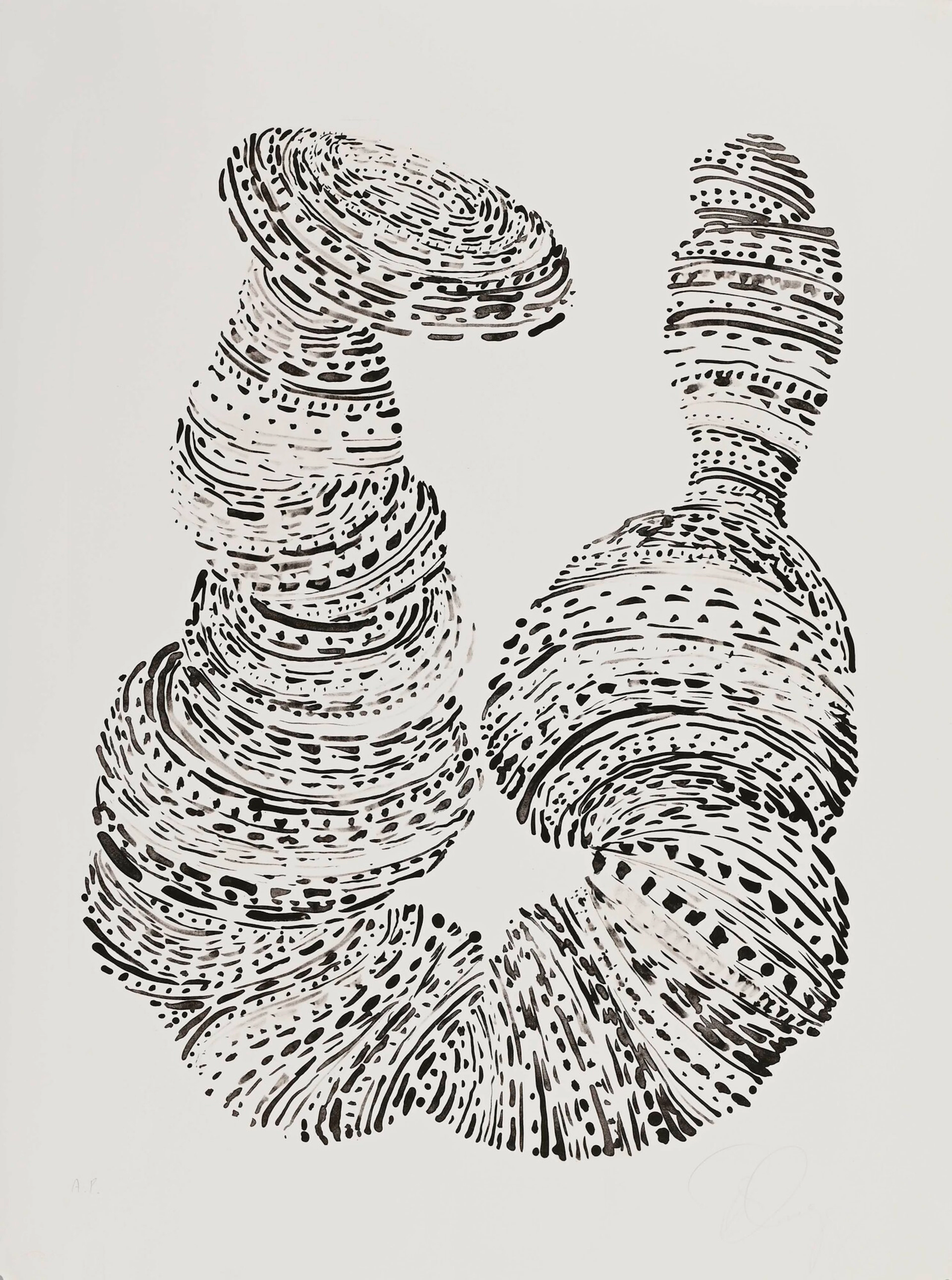 2 sheets: Identities Tony Cragg, 1949 (GB)