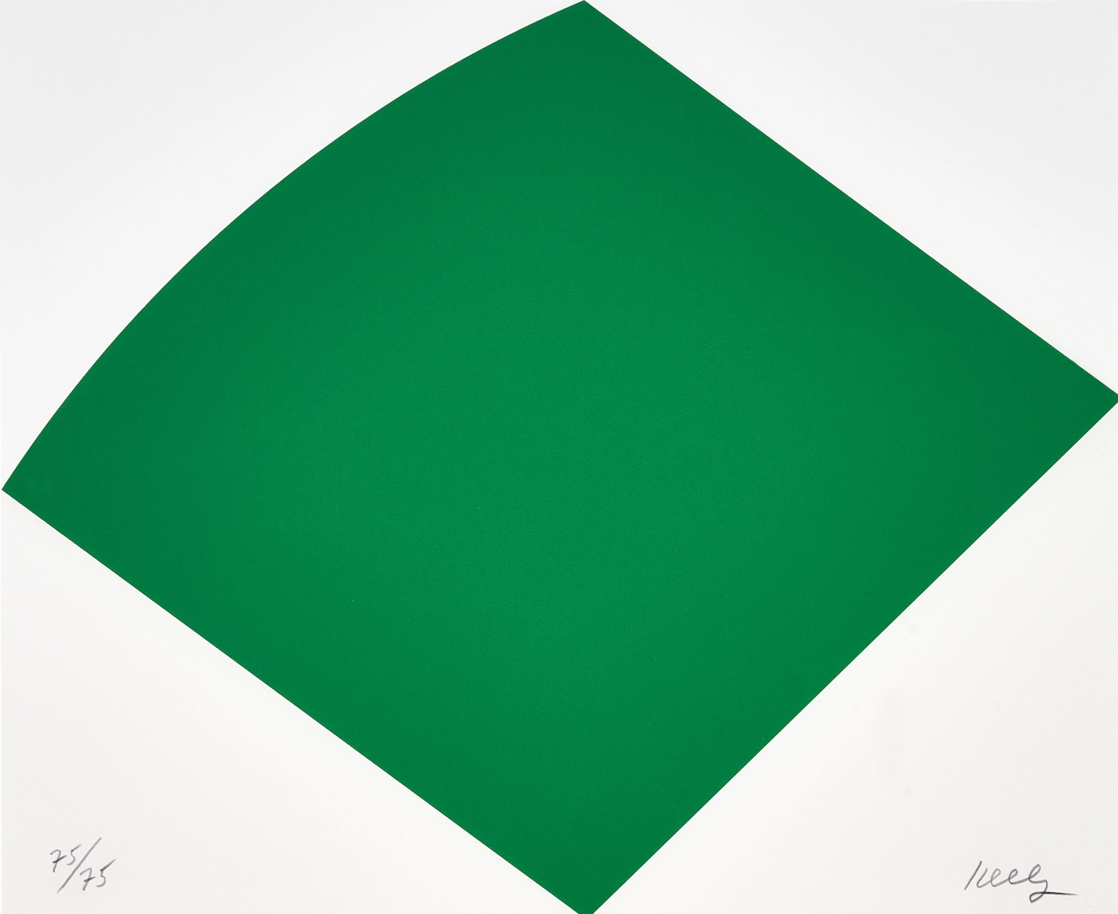 Green Curve, 1996 Ellsworth Kelly, 1923-2015 (US)