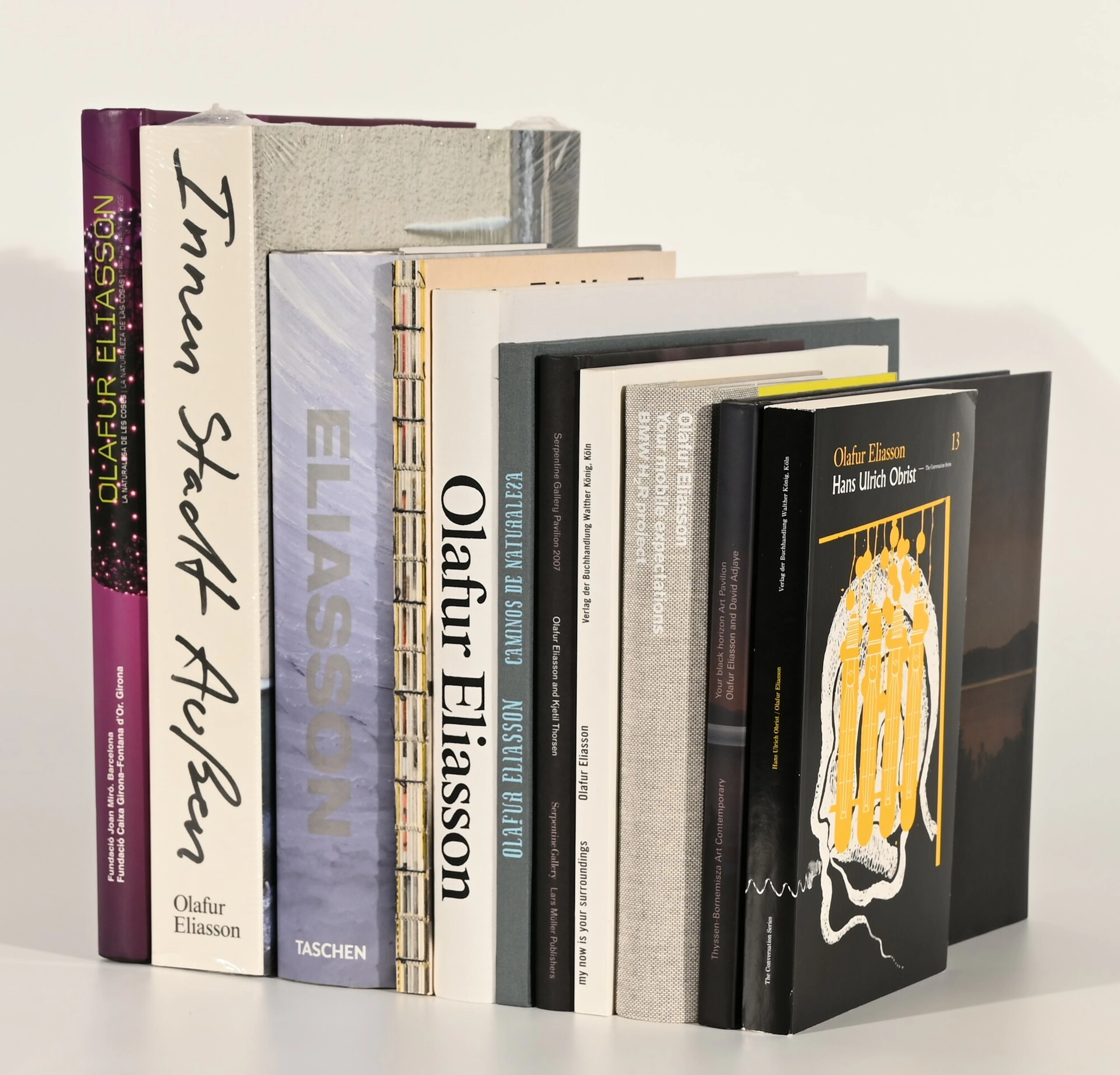 11 books and exhibition catalogues, 2001-2016 Olafur Eliasson, 1967 (DK)