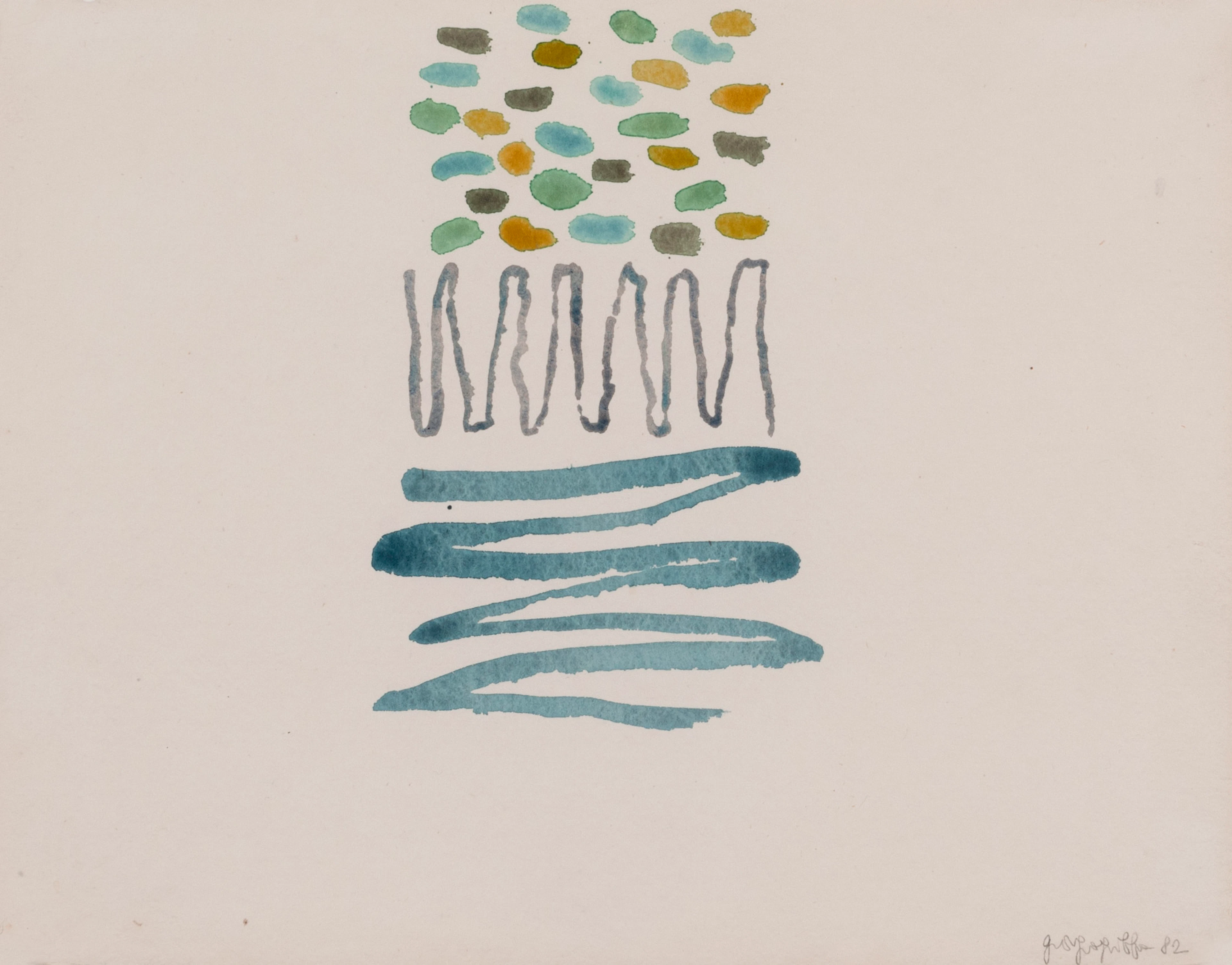 Untitled, 1982 Giorgio Griffa, 1936 (IT)