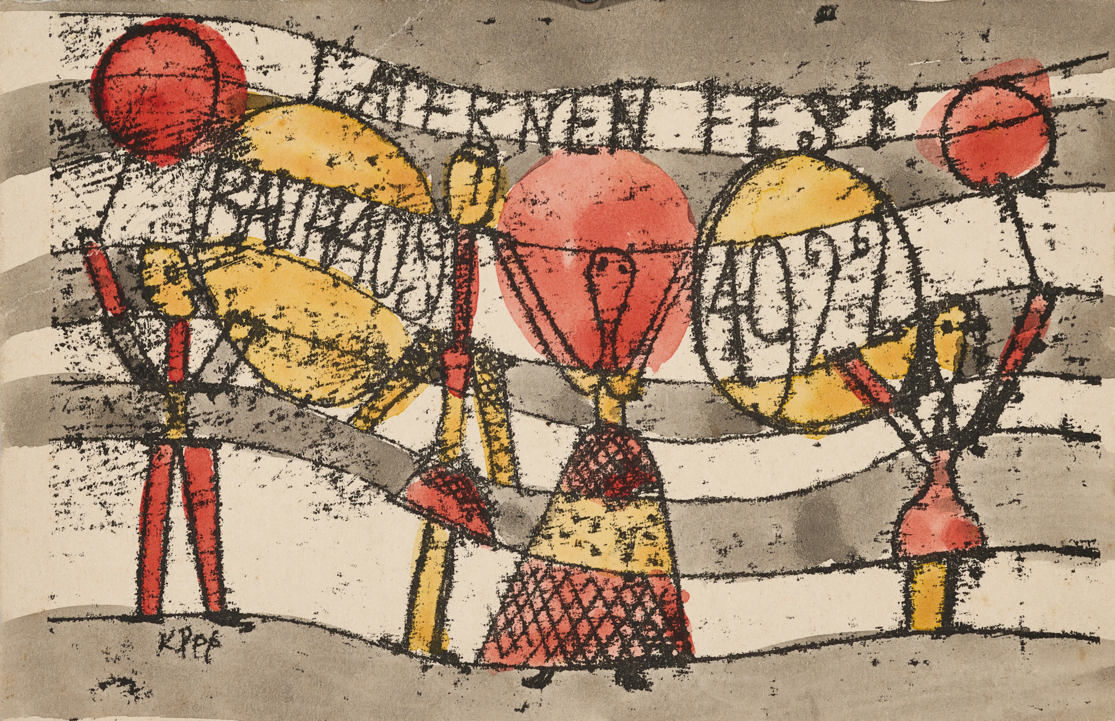 Laternenfest Bauhaus, 1922 Paul Klee, 1879-1940 (CH)