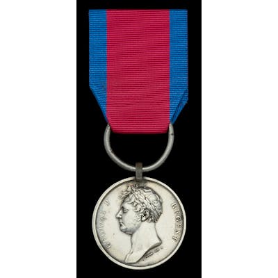 The Waterloo Medal to Sergeant Benjamin Verity, who served in ...
