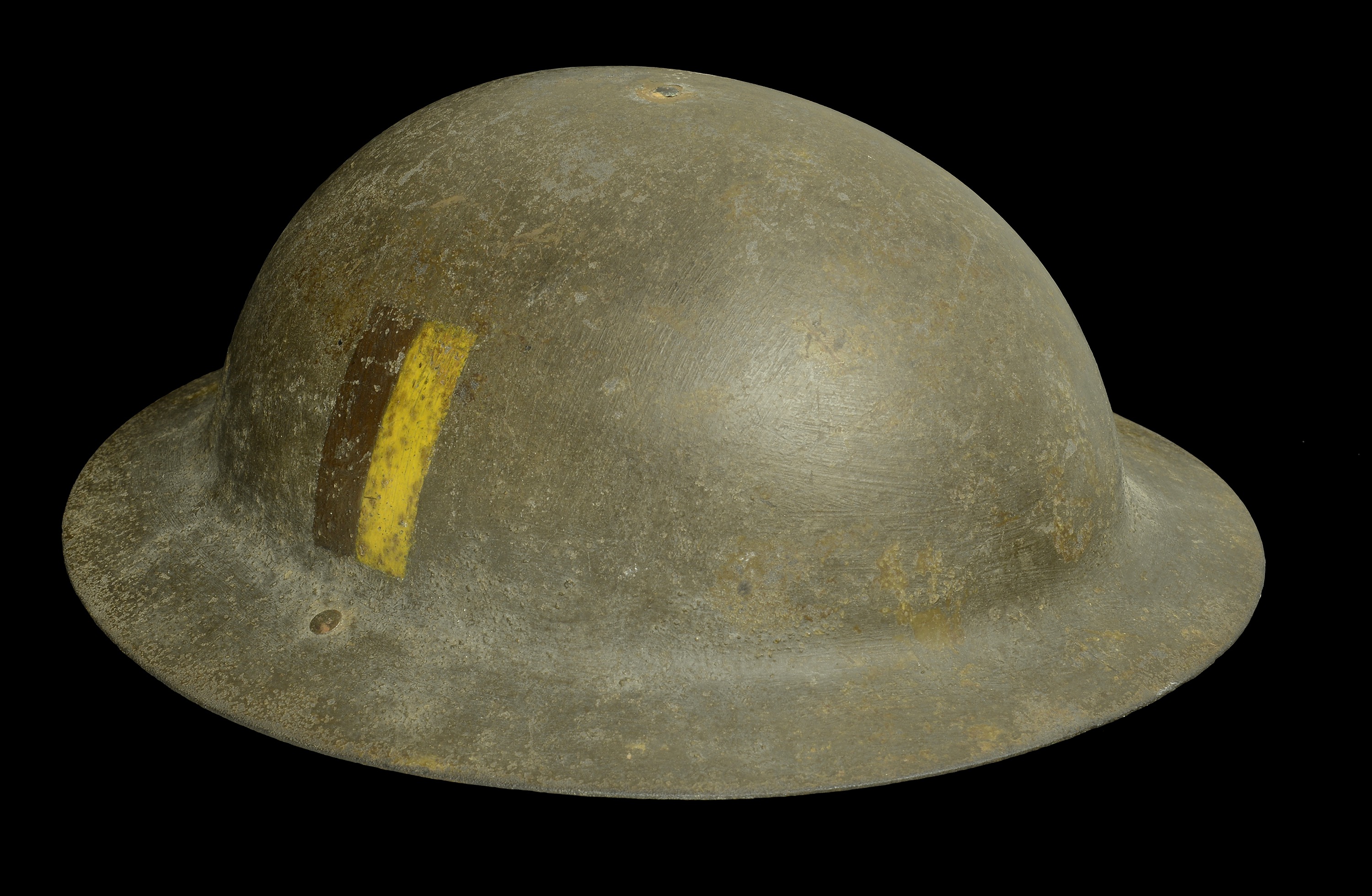 A Lancashire Fusiliers Mk1 Brodie Helmet. The Steel Helmet With ...