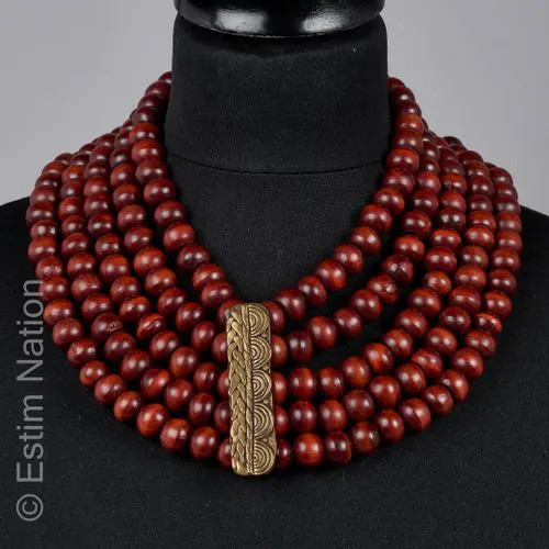 Lot Bijoux Vintage CEASAREE : 1 Collier + 3 Broches Taille XL - Occasion - Multicolore
