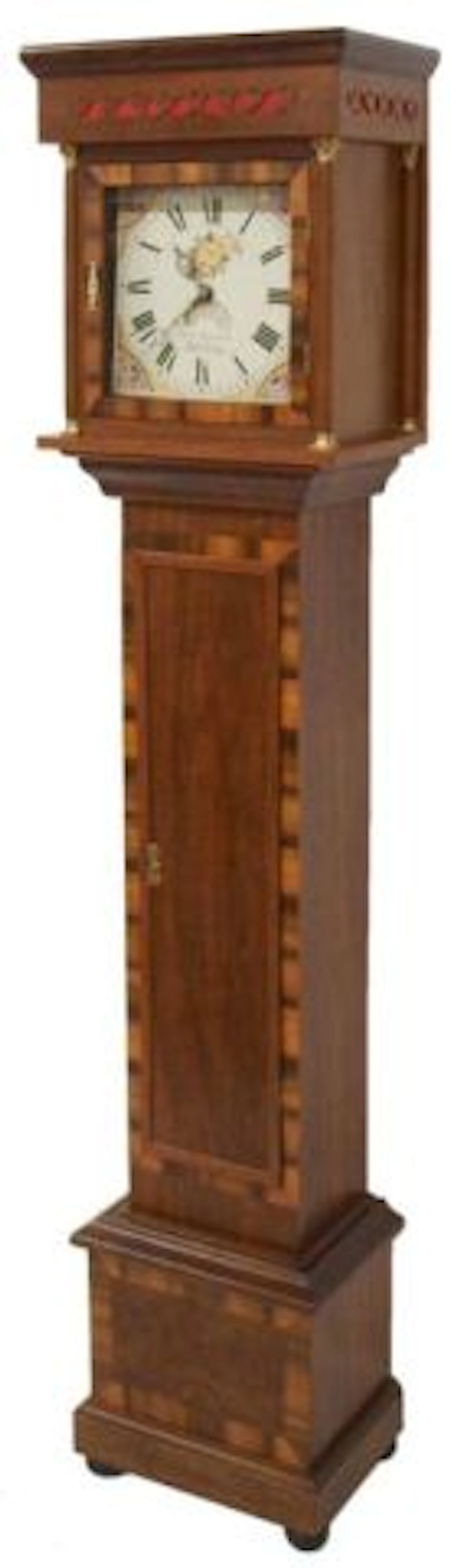 ENGLISH VICTORIAN GRANDFATHER LONGCASE CLOCK