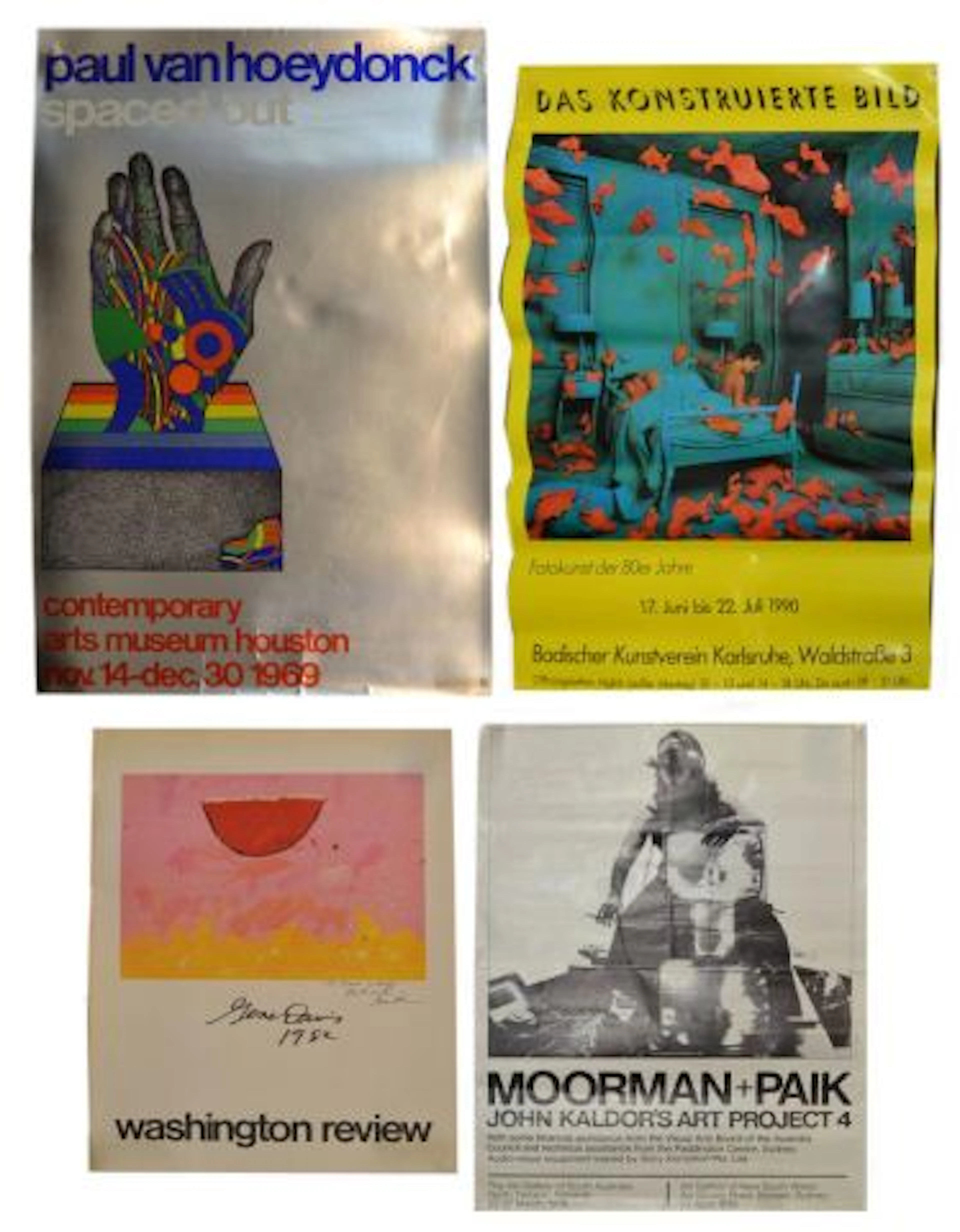 VINTAGE ART EXHIBITION POSTERS, PAUL VAN HOEYDONCK