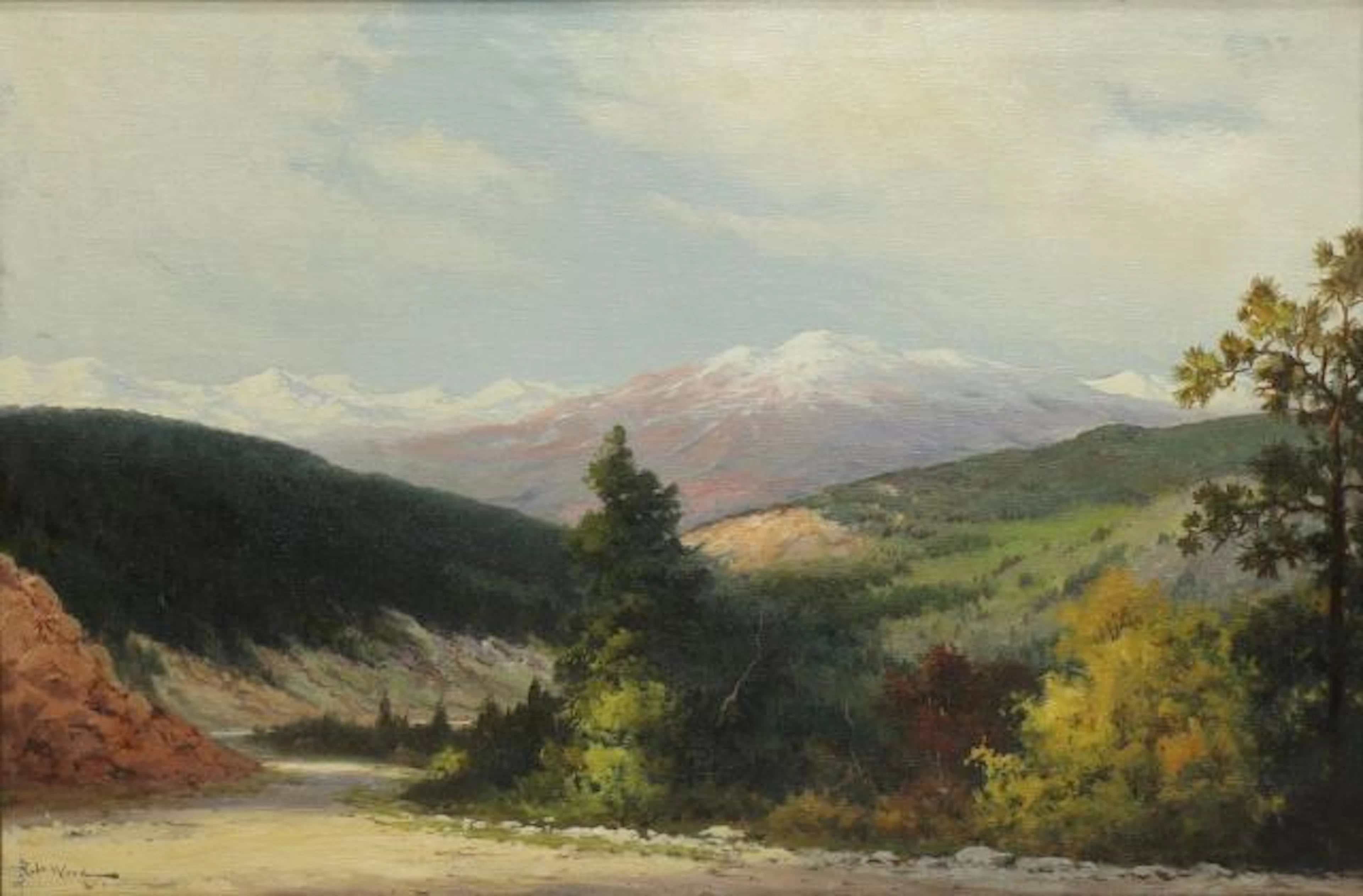 1979) PAINTING, MOUNTAIN & HILLS