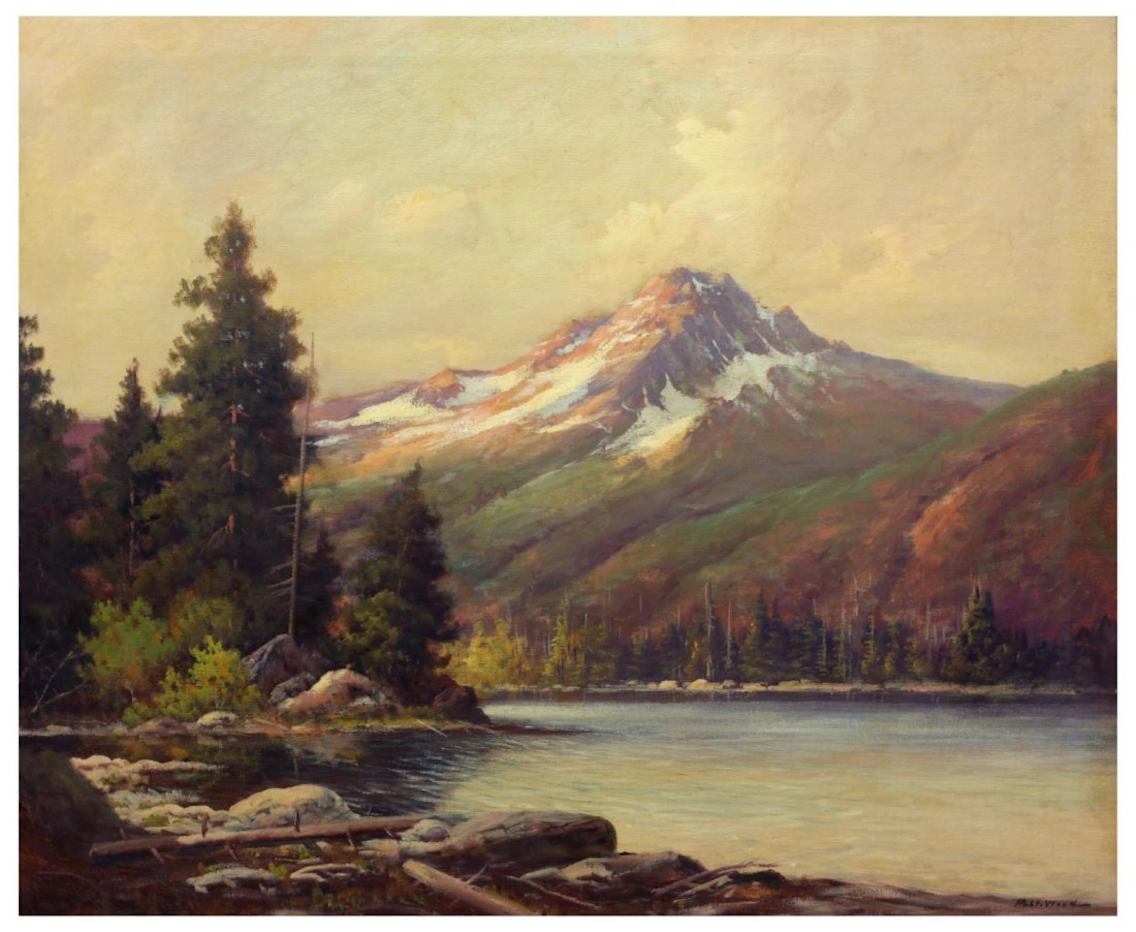 ROBERT W. WOOD (1889-1979), MOUNTAIN PAINTING