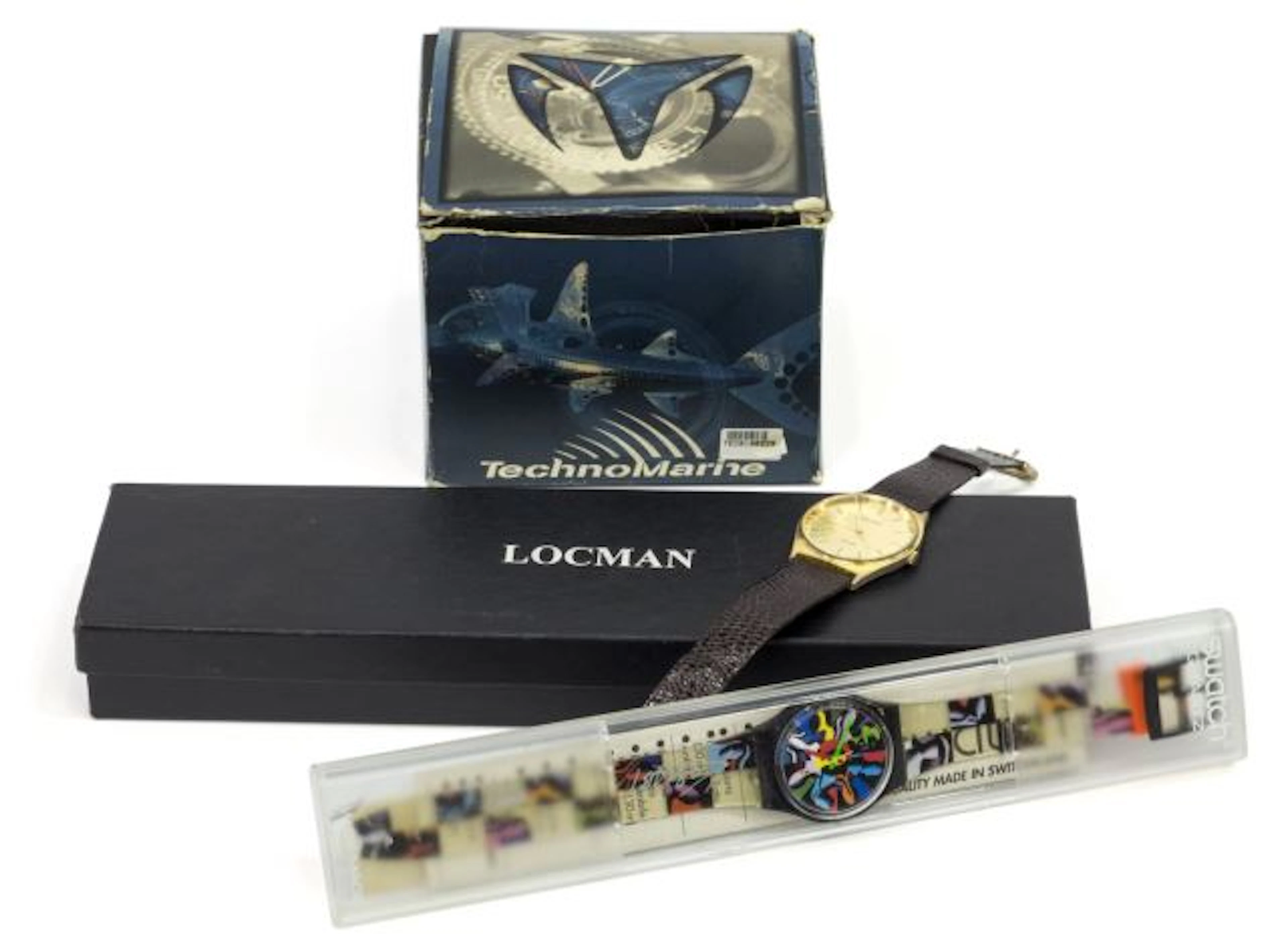 (4) FASHION WATCHES, KNOLL, MARK KOSTABI SWATCH