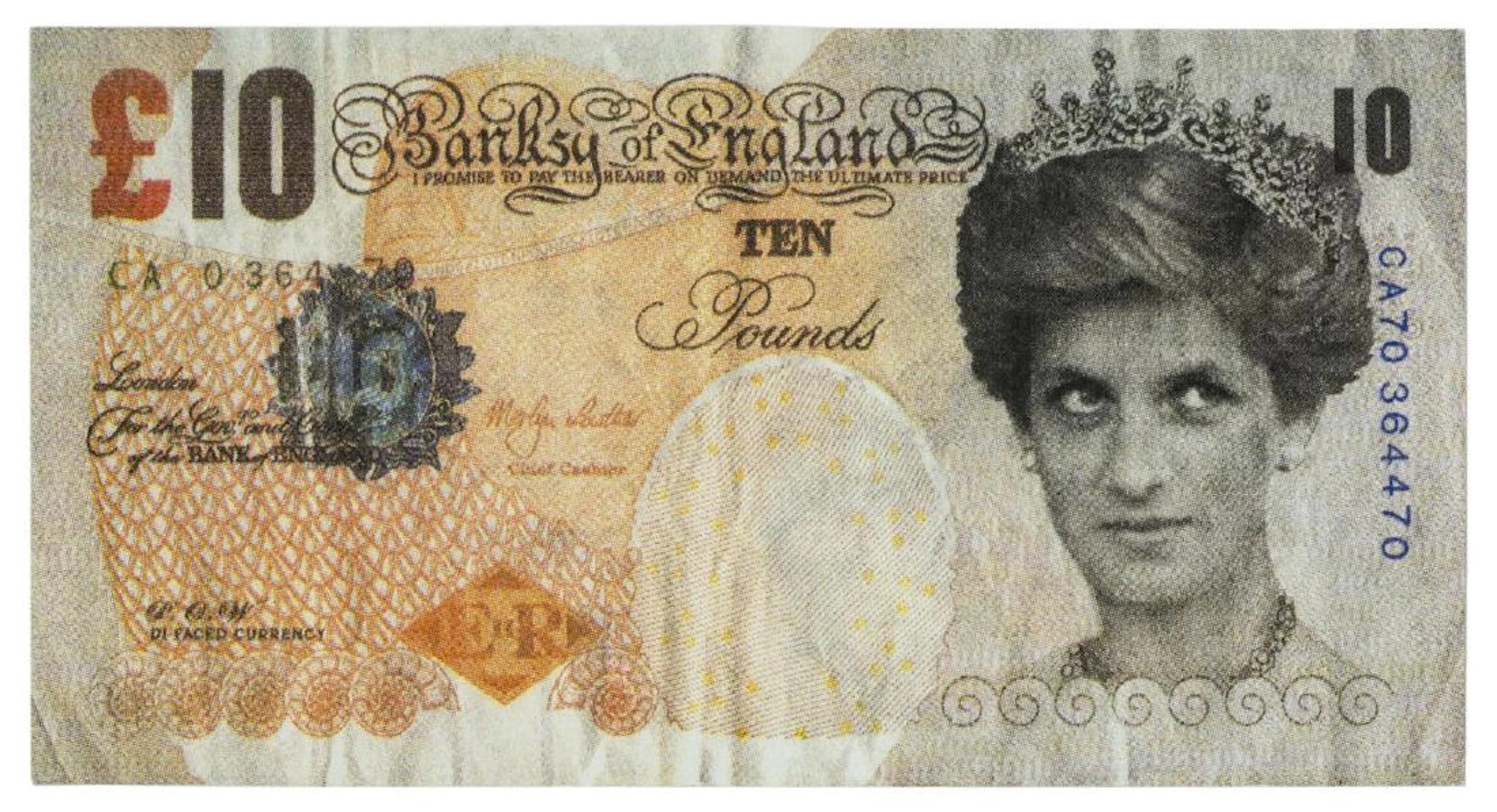 Banksy 'di-faced tenner' princess diana bank note