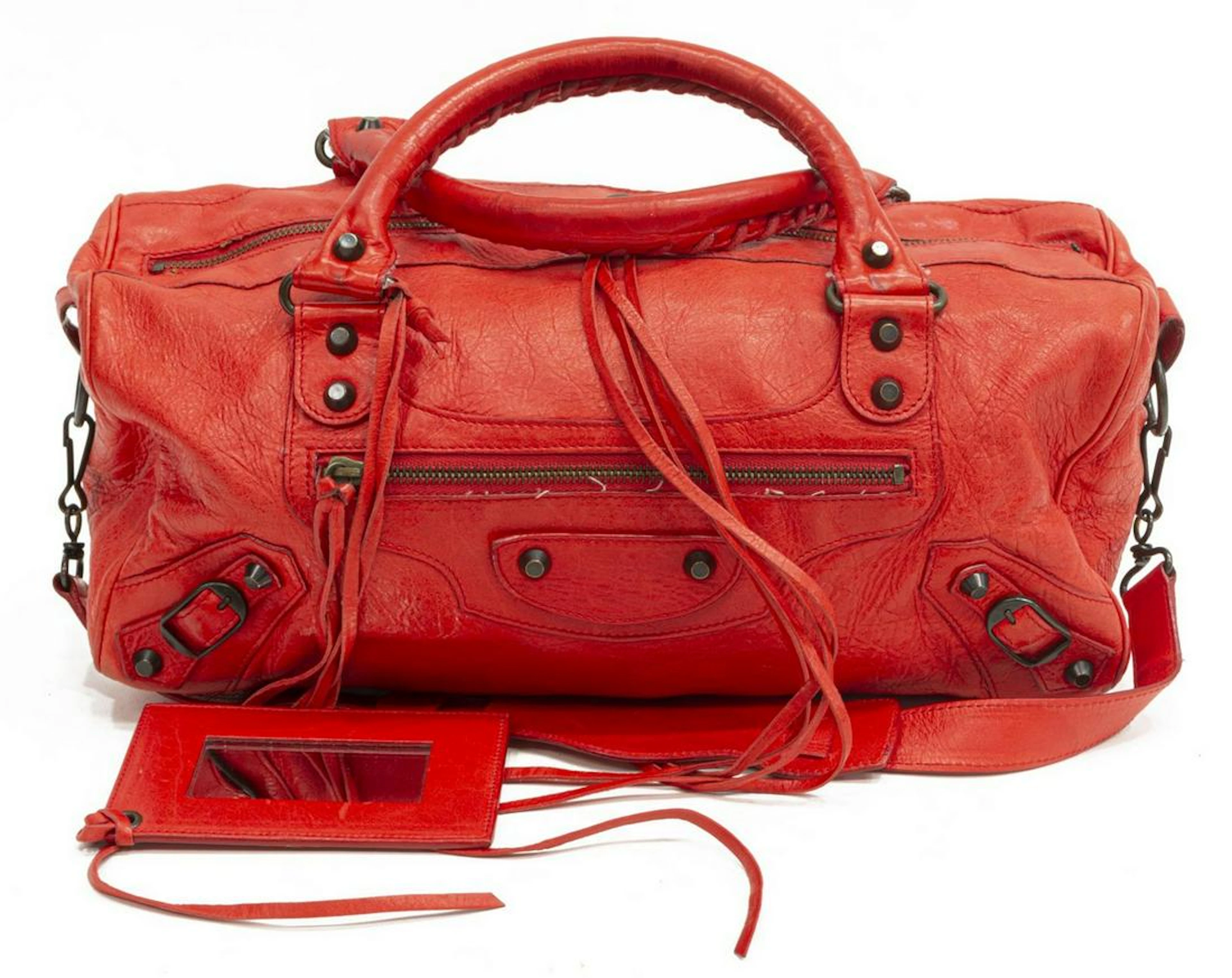 BALENCIAGA 'MOTOCROSS CLASSIC TWIGGY' HANDBAG