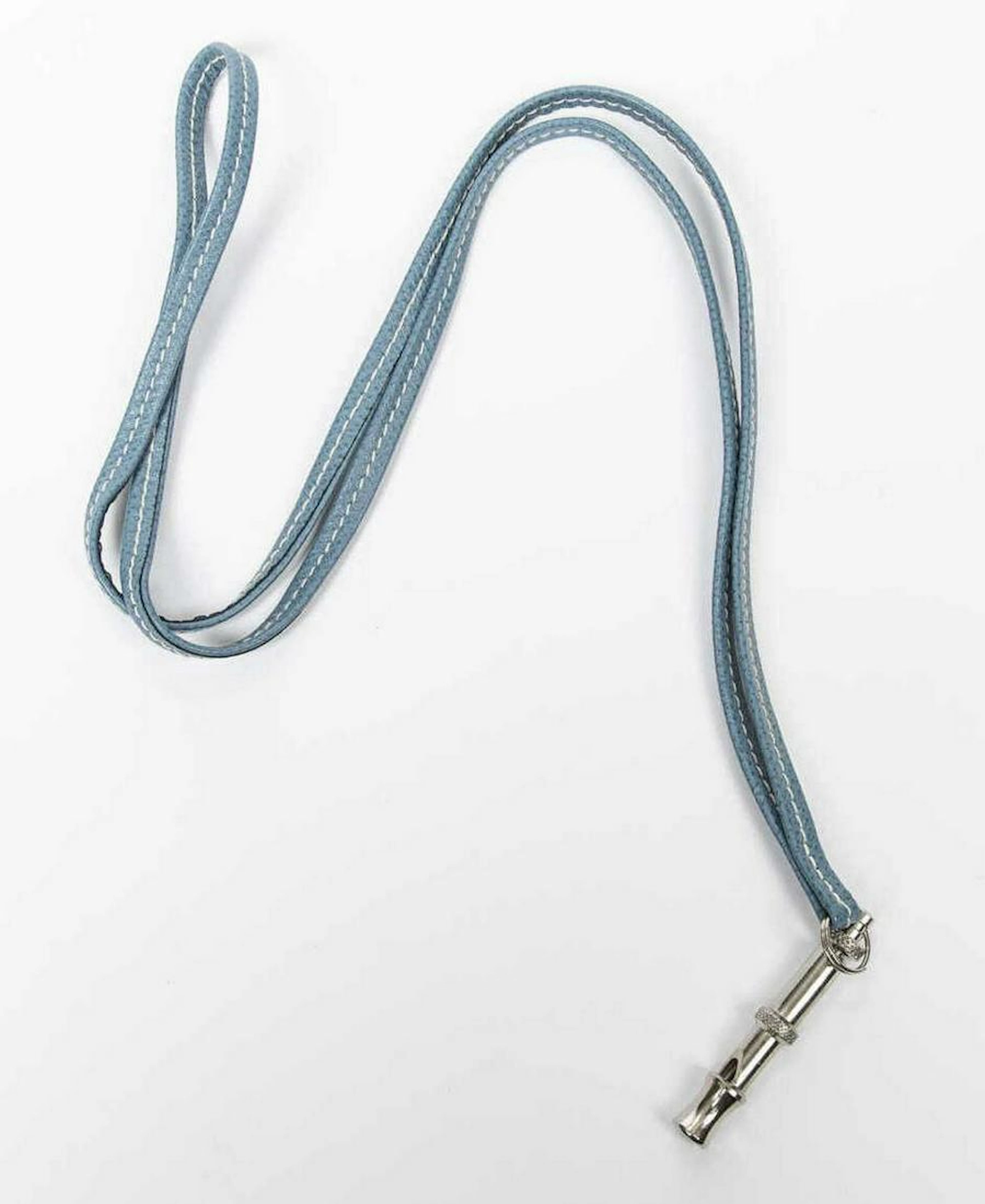 HERMES DOG WHISTLE PENDANT LEATHER NECKLACE