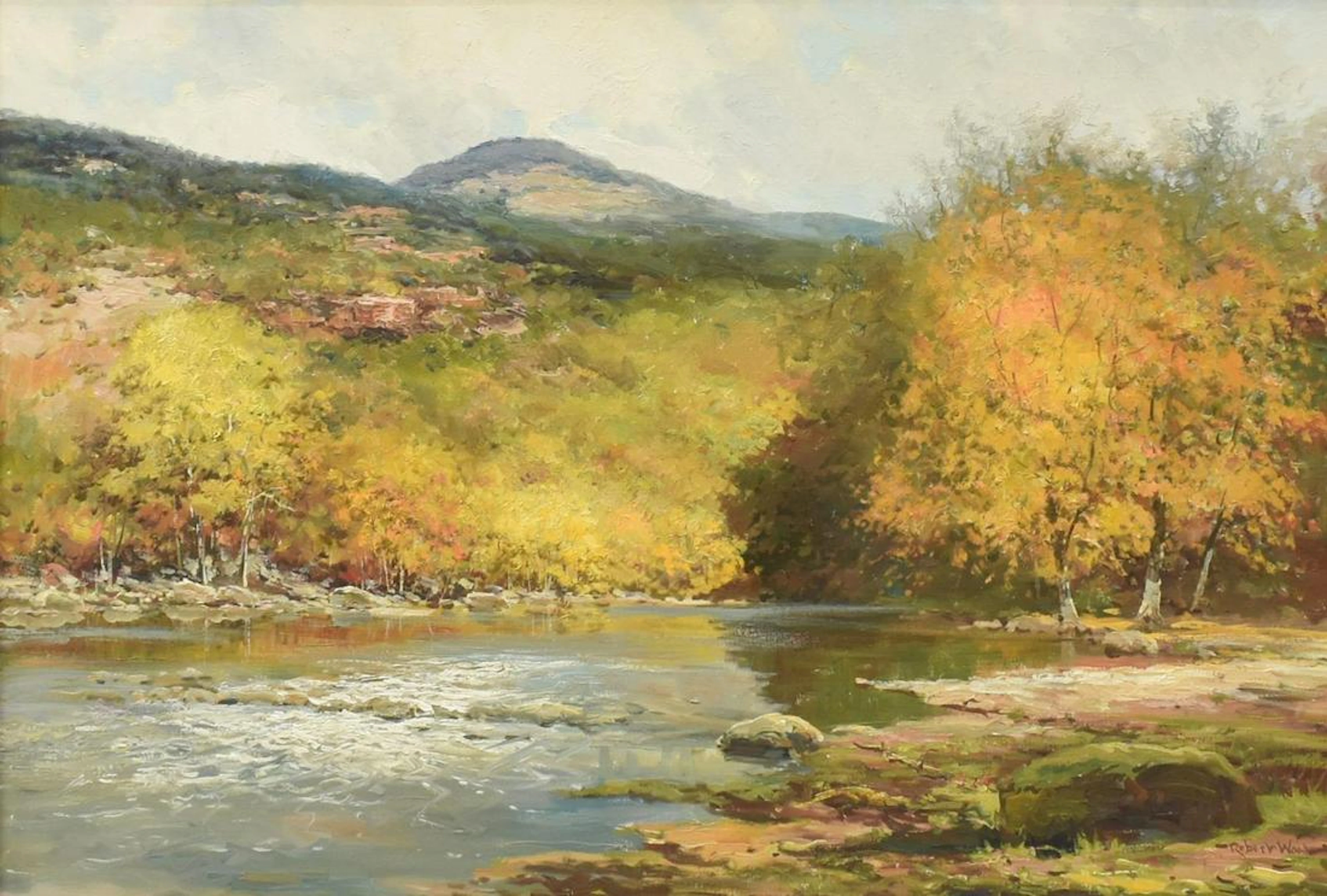 ROBERT WOOD (1889-1979) 'TEXAS AUTUMN' 24" x 36"