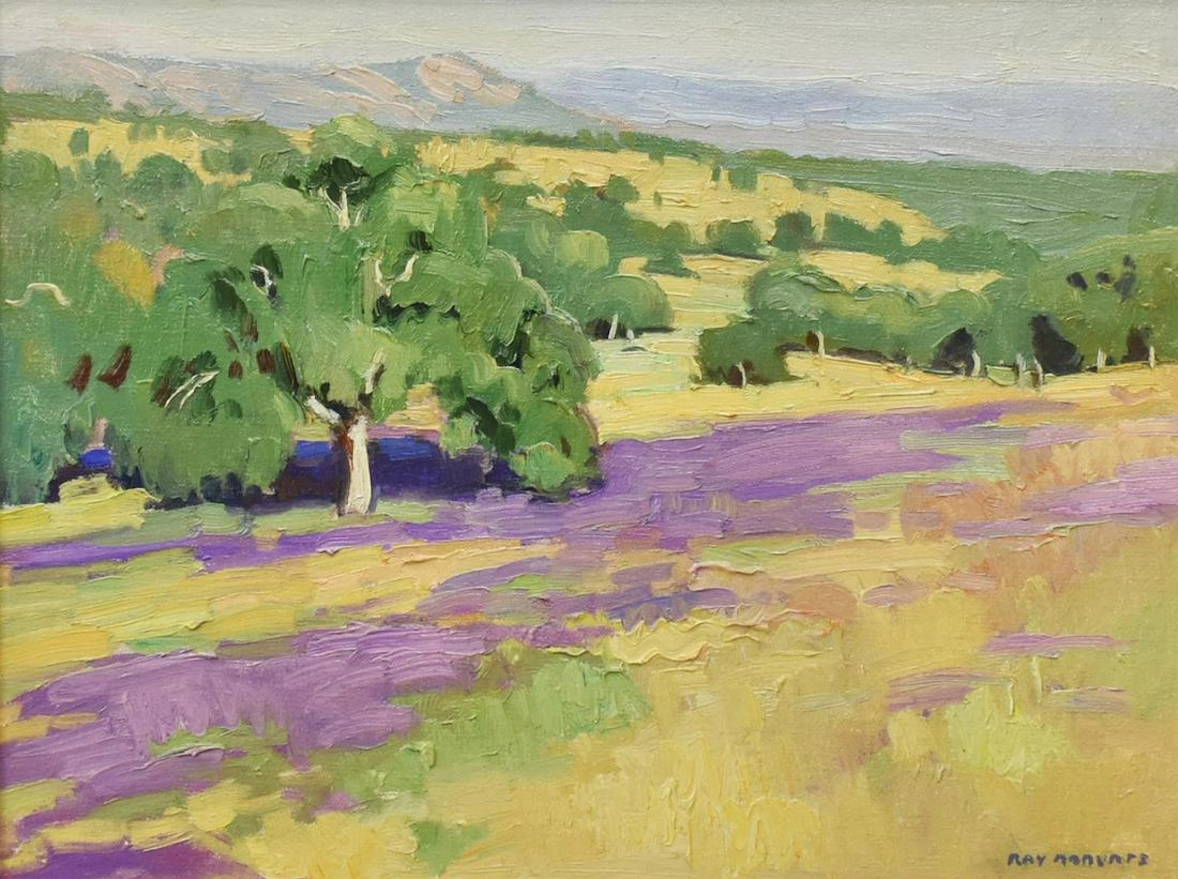 RAY ROBERTS (B.1954) CALIFORNIA LANDSCAPE PAINTING