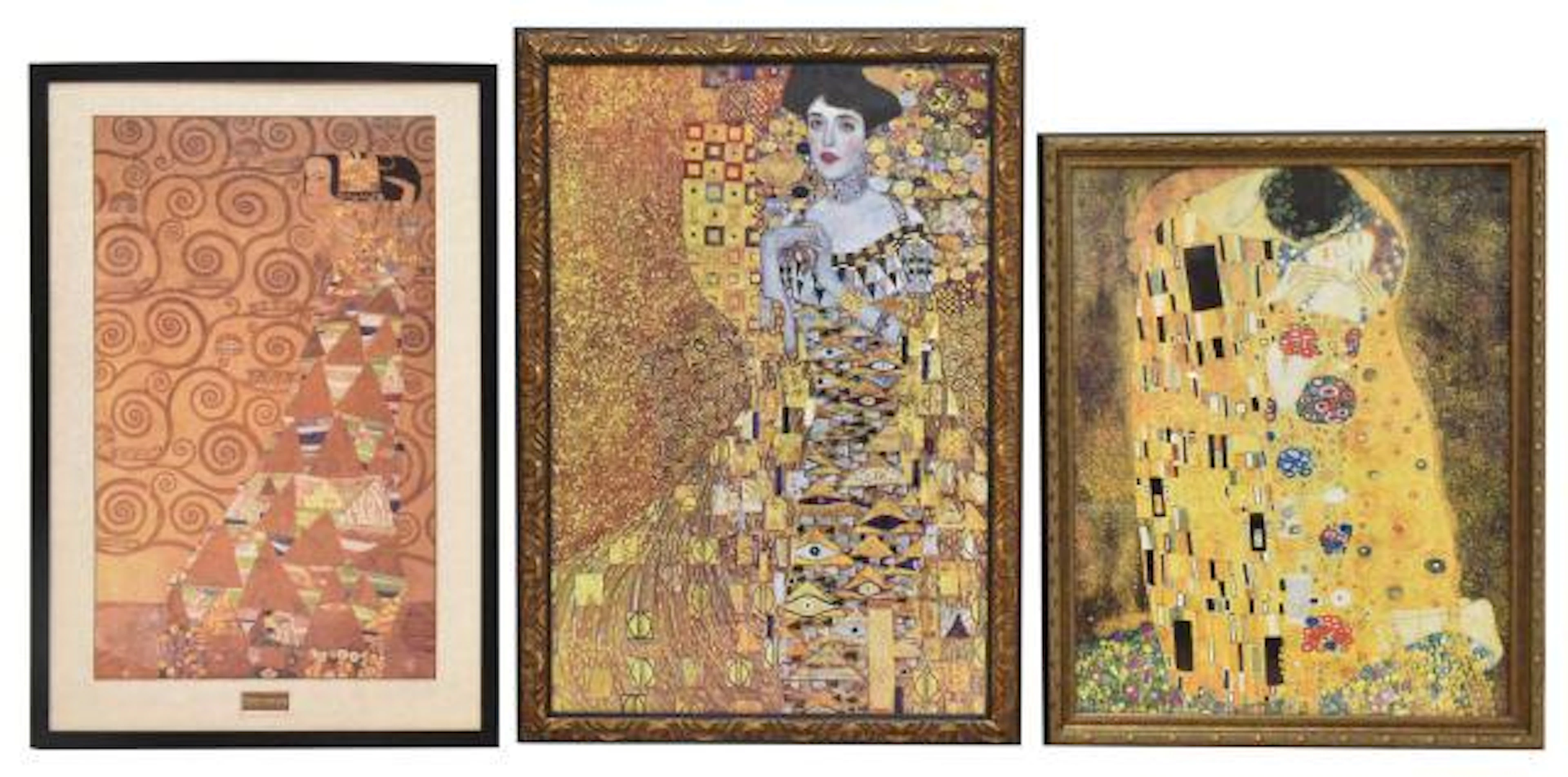 (3) FRAMED PRINTS AFTER GUSTAV KLIMT