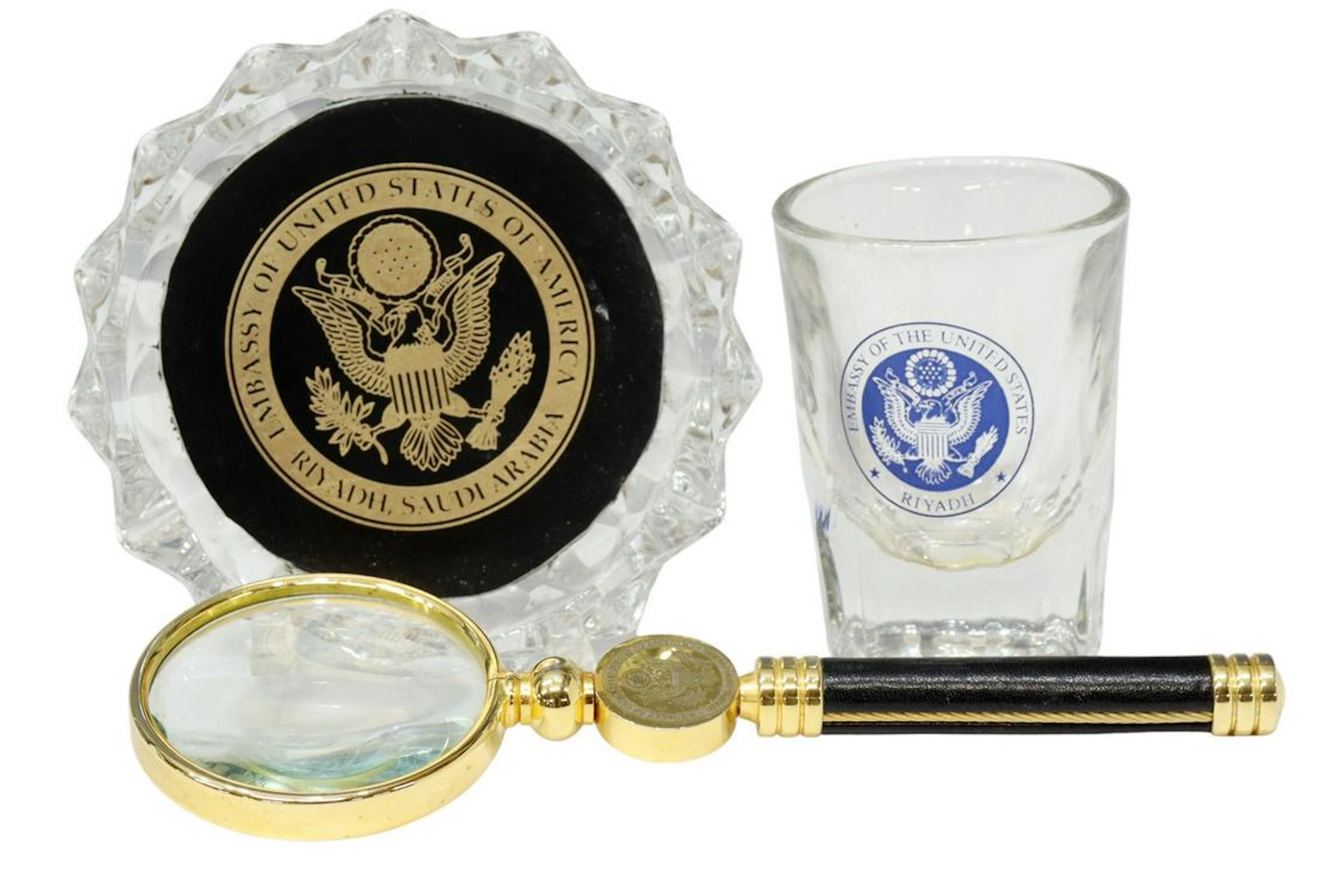 3) US EMBASSY RIYADH SAUDI ARABIA DESK ACCESSORIES