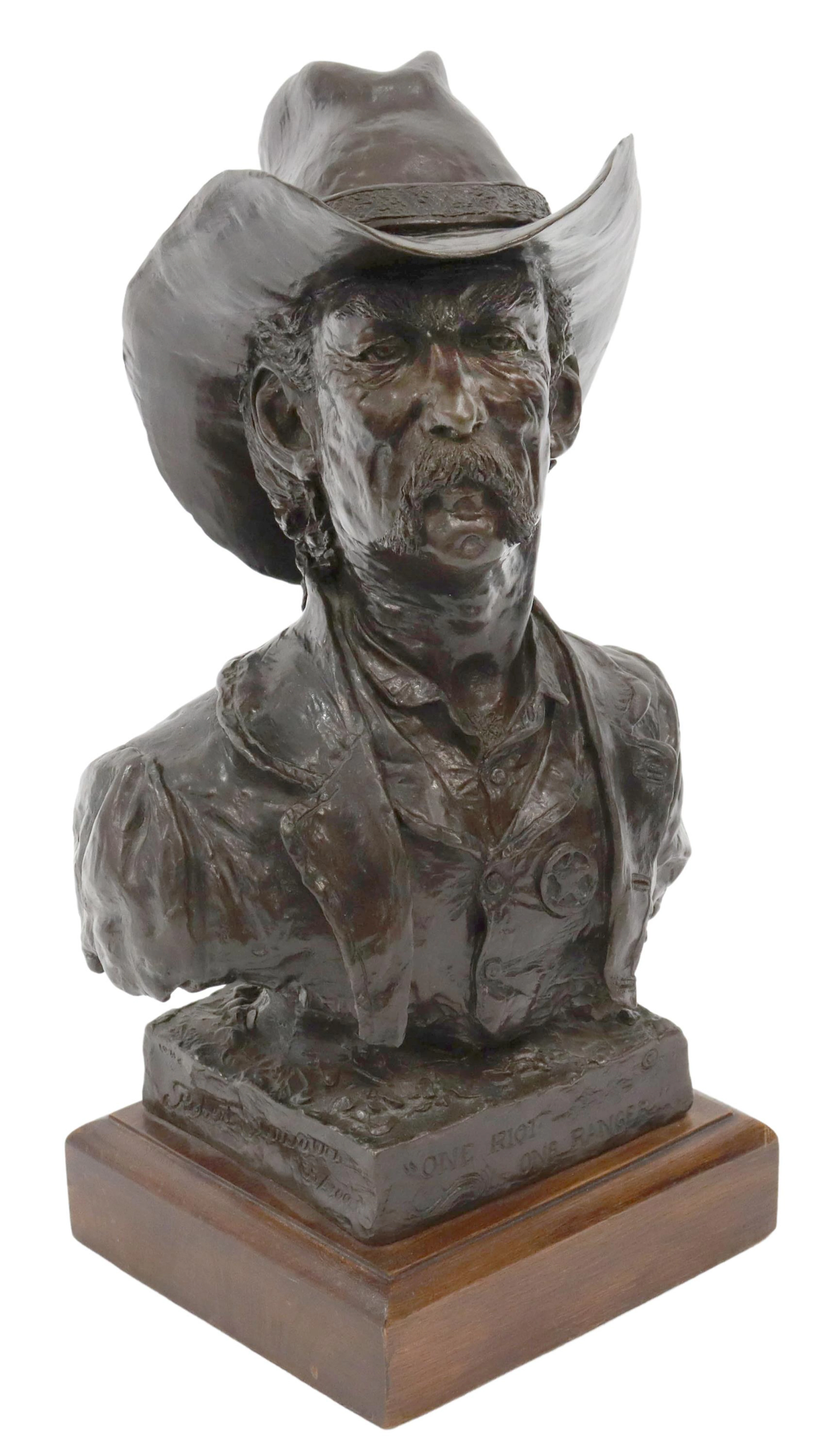 ROBERT SUMMERS (B.1940) BRONZE TEXAS RANGER
