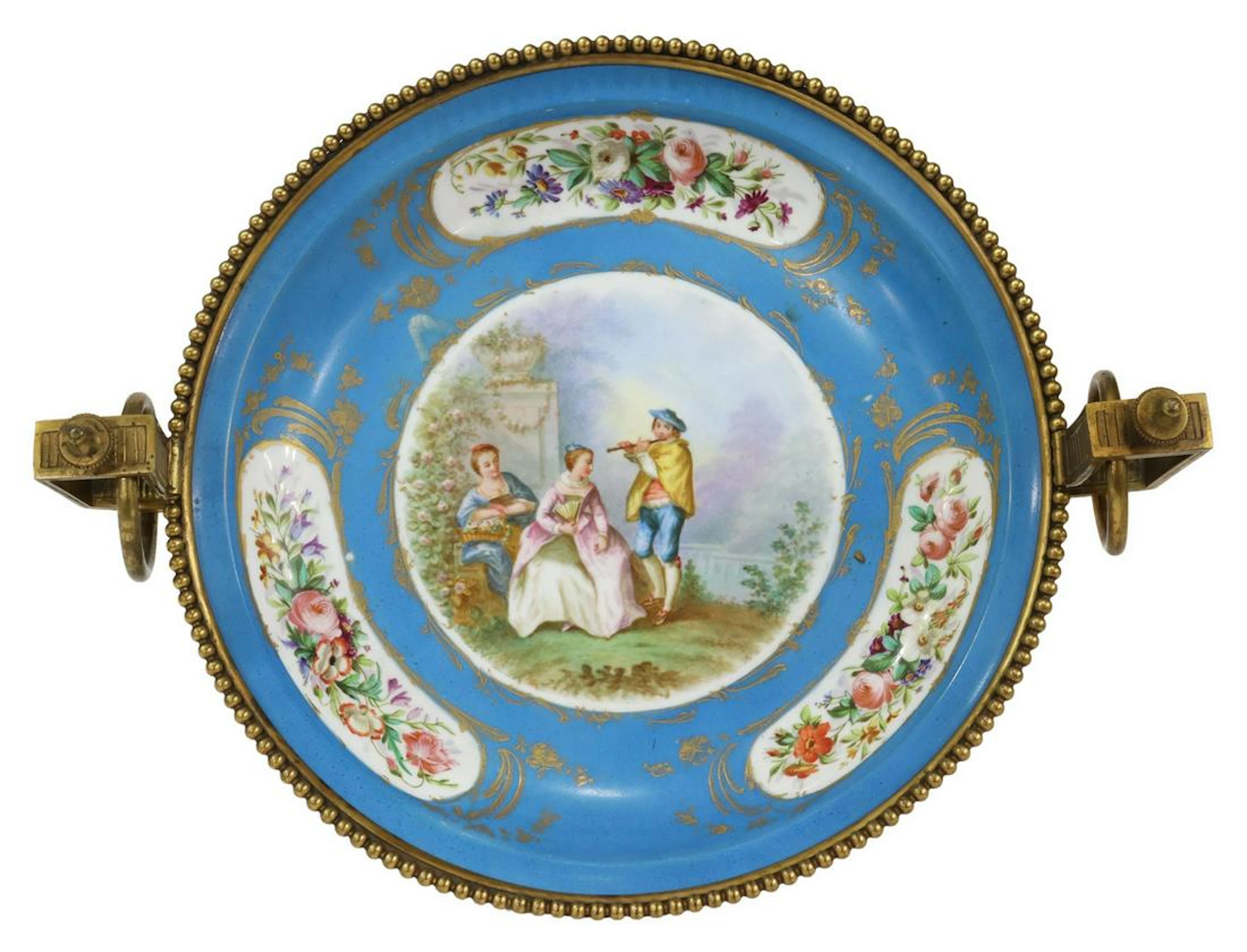 SEVRES CHATEAU DE DREUX PORCELAIN CENTERPIECE