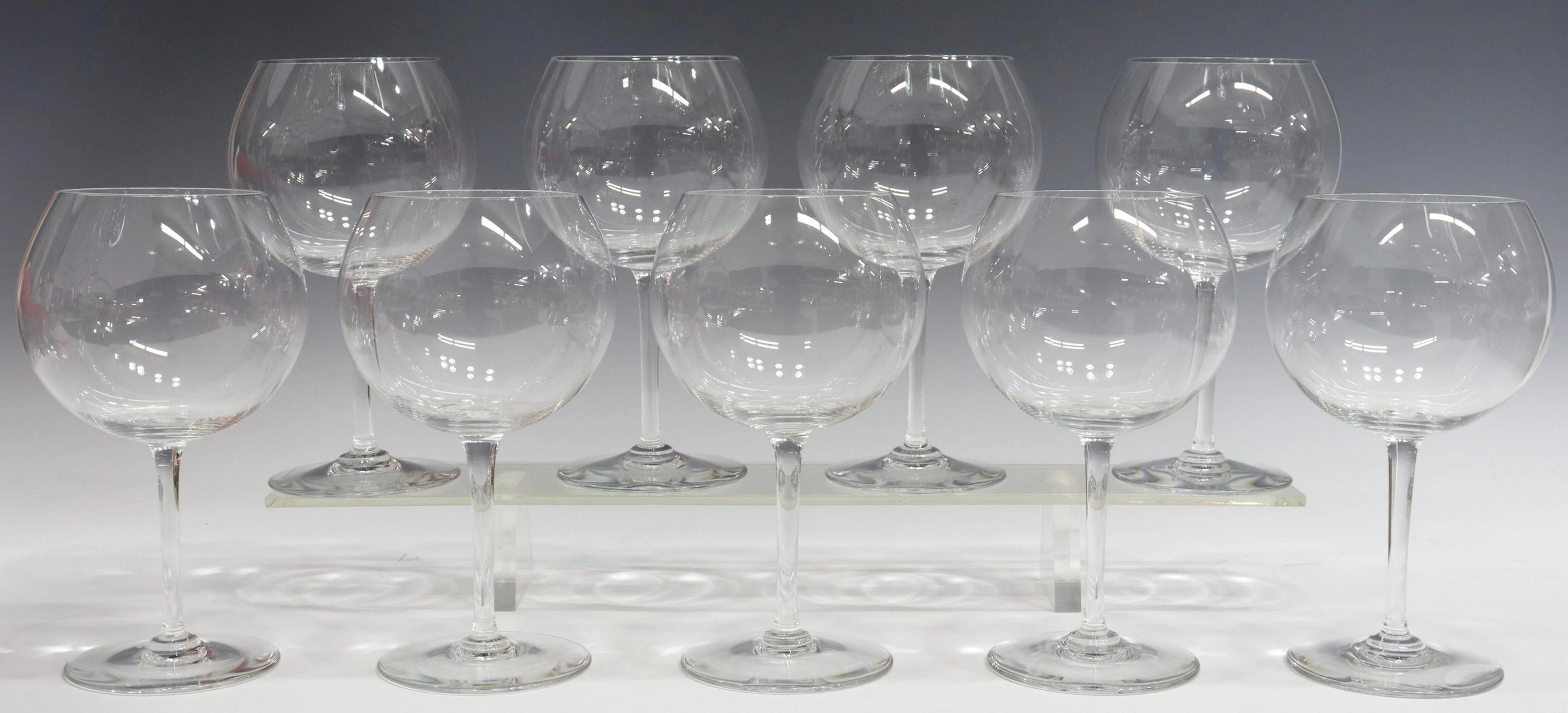 (9) FRENCH BACCARAT 'TASTEVIN POMMARD' WINE STEMS