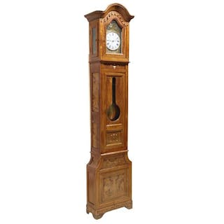 FRENCH PROVINCIAL COMTOISE LONGCASE CLOCK