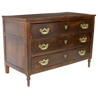 ITALIAN THREE-DRAWER COMMODE, EARLY 19TH C.