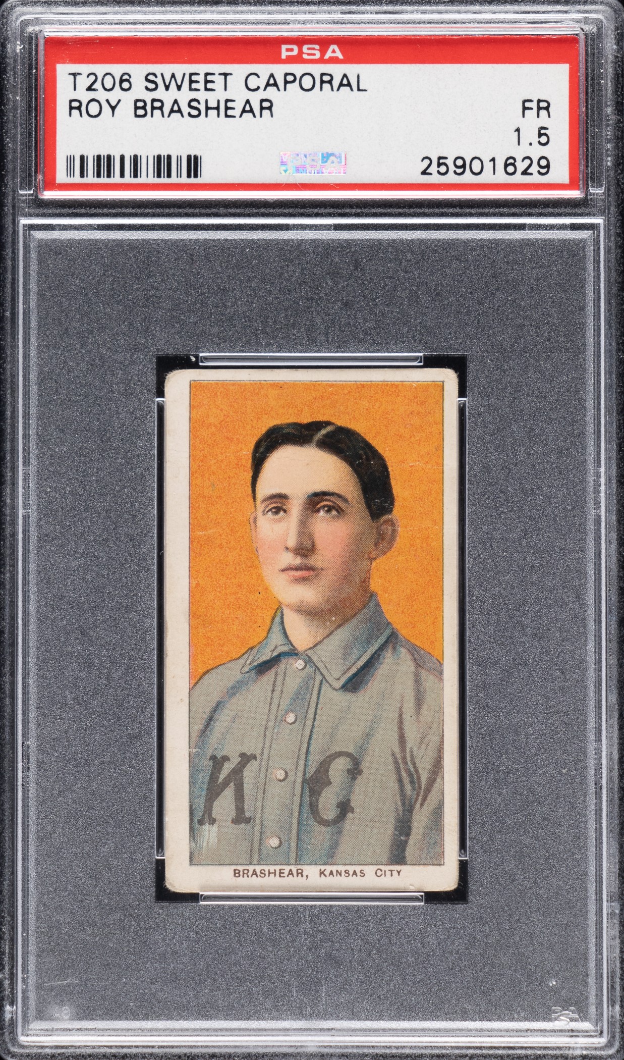 1909-1911 T206 White Border Roy Brashear PSA FAIR 1.5 | Barnebys