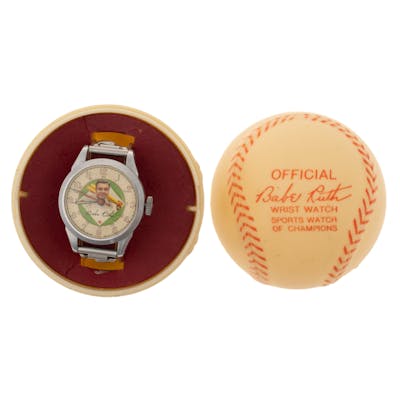 1948 Babe Ruth Wristwatch in Original Case | Barnebys