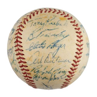 1961 New York Yankees World Champions Team-Signed Baseball (26 Signatures)