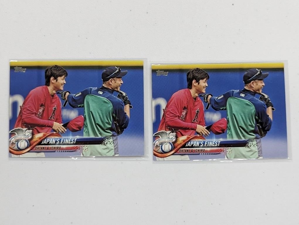 Shohei Ohtani Rookie Card Lot | Barnebys