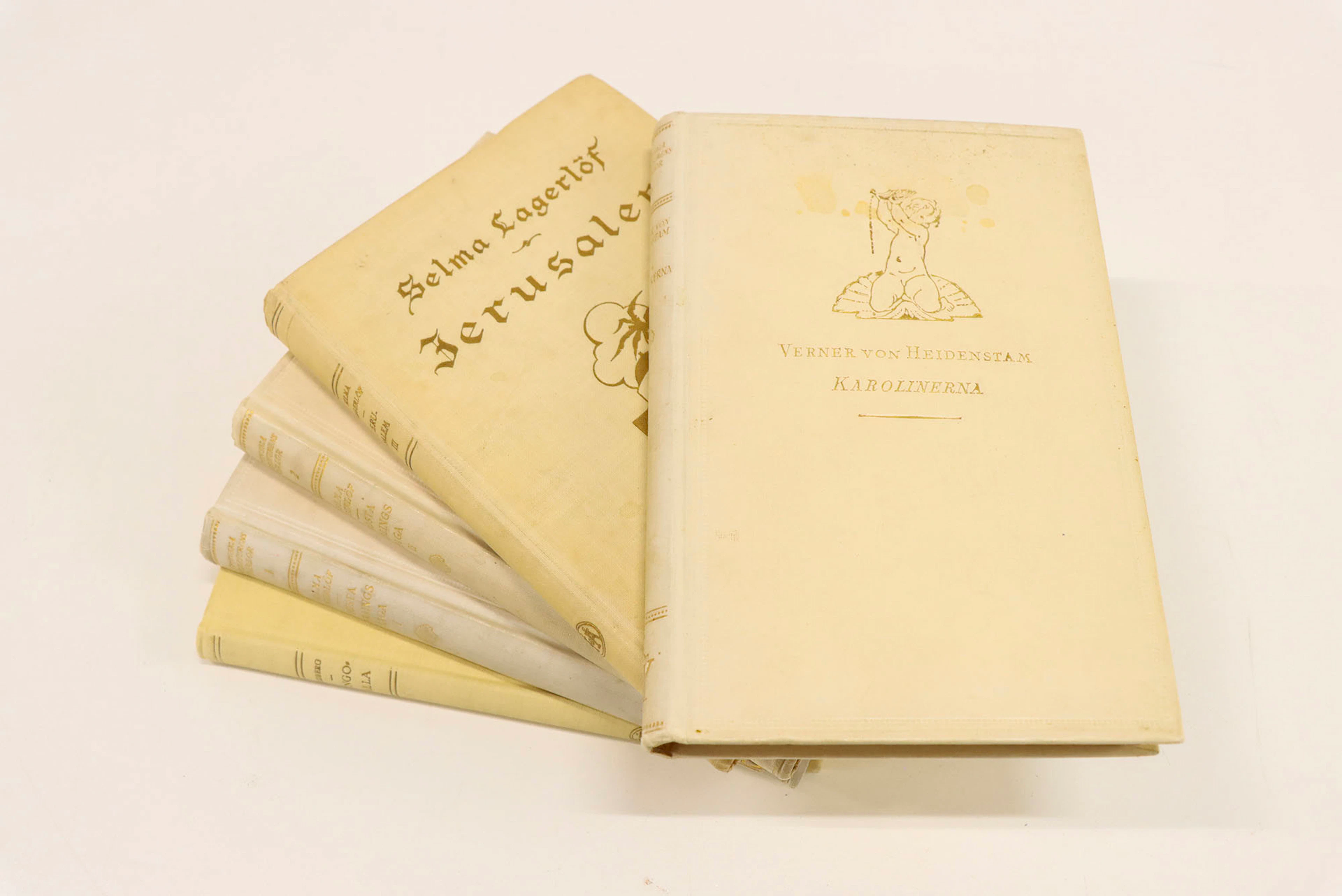 Böcker 5 st, Selma Lagerlöf, Viktor Rydberg & Verner Von Heidenstam
