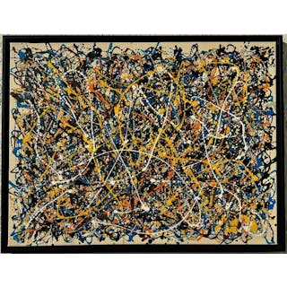 Jacksom Pollock American Oil on canvas Painting Appraisal Rothko Kline