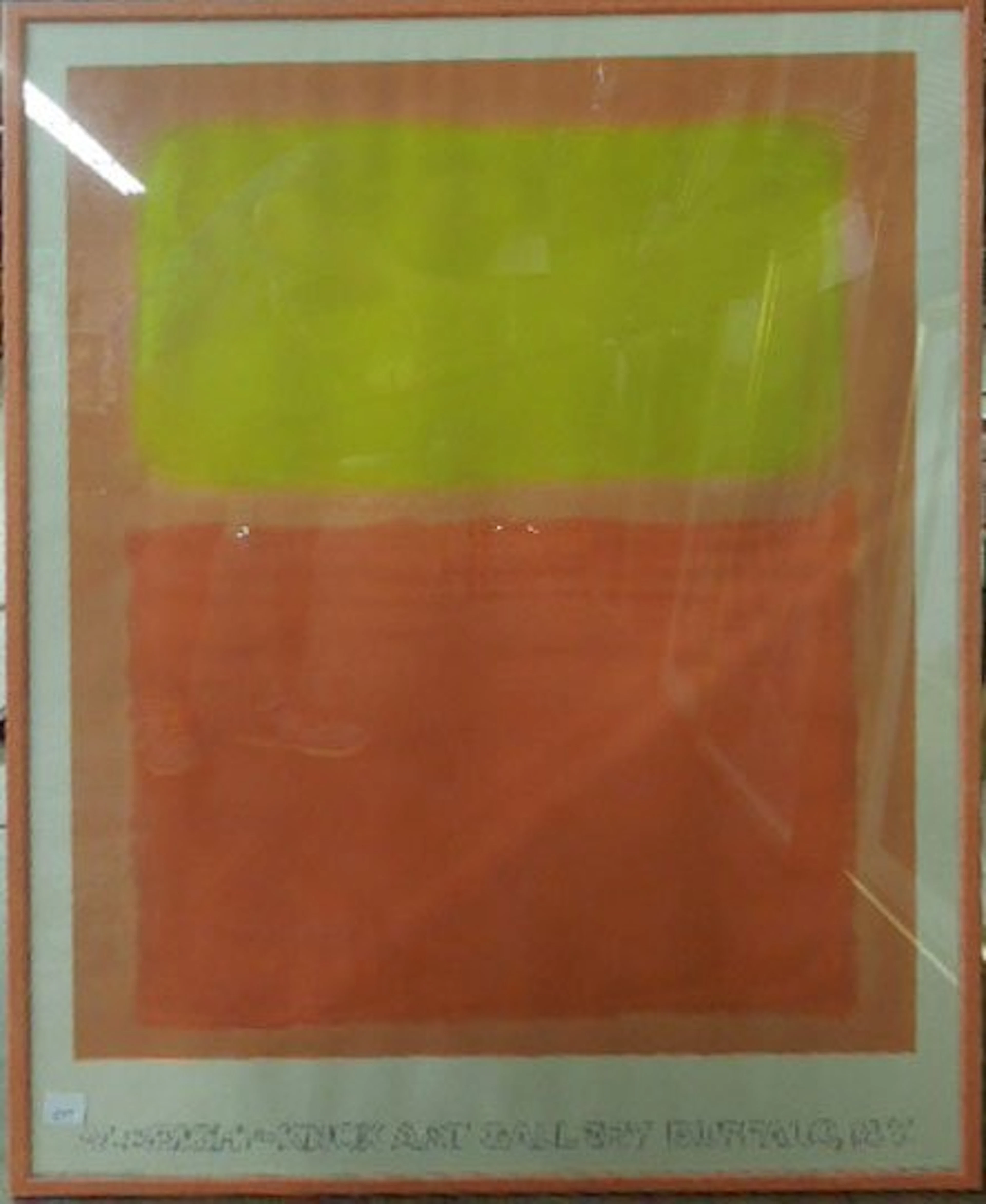 Albright-Knox Art Gallery/Mark Rothko Poster,1975