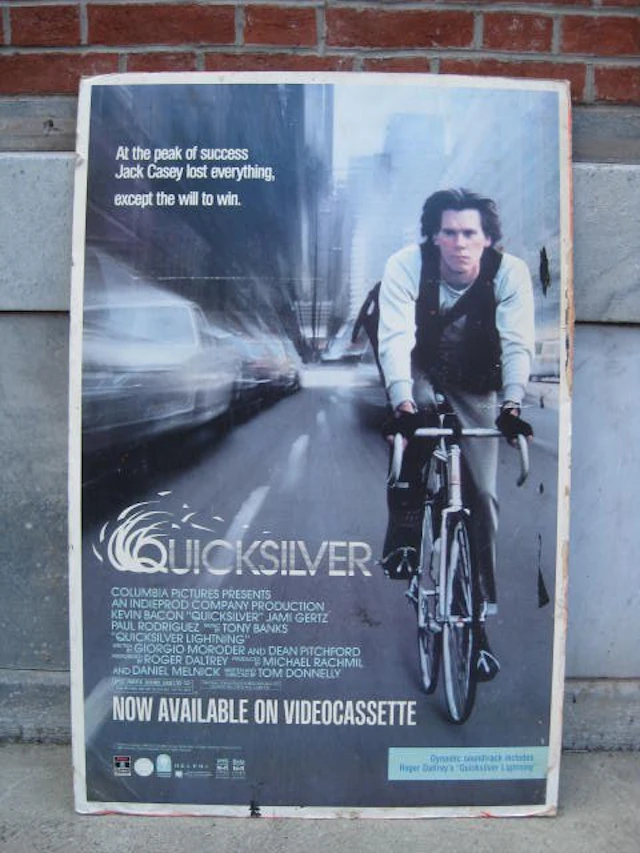 Original Quicksilver movie promo poster
