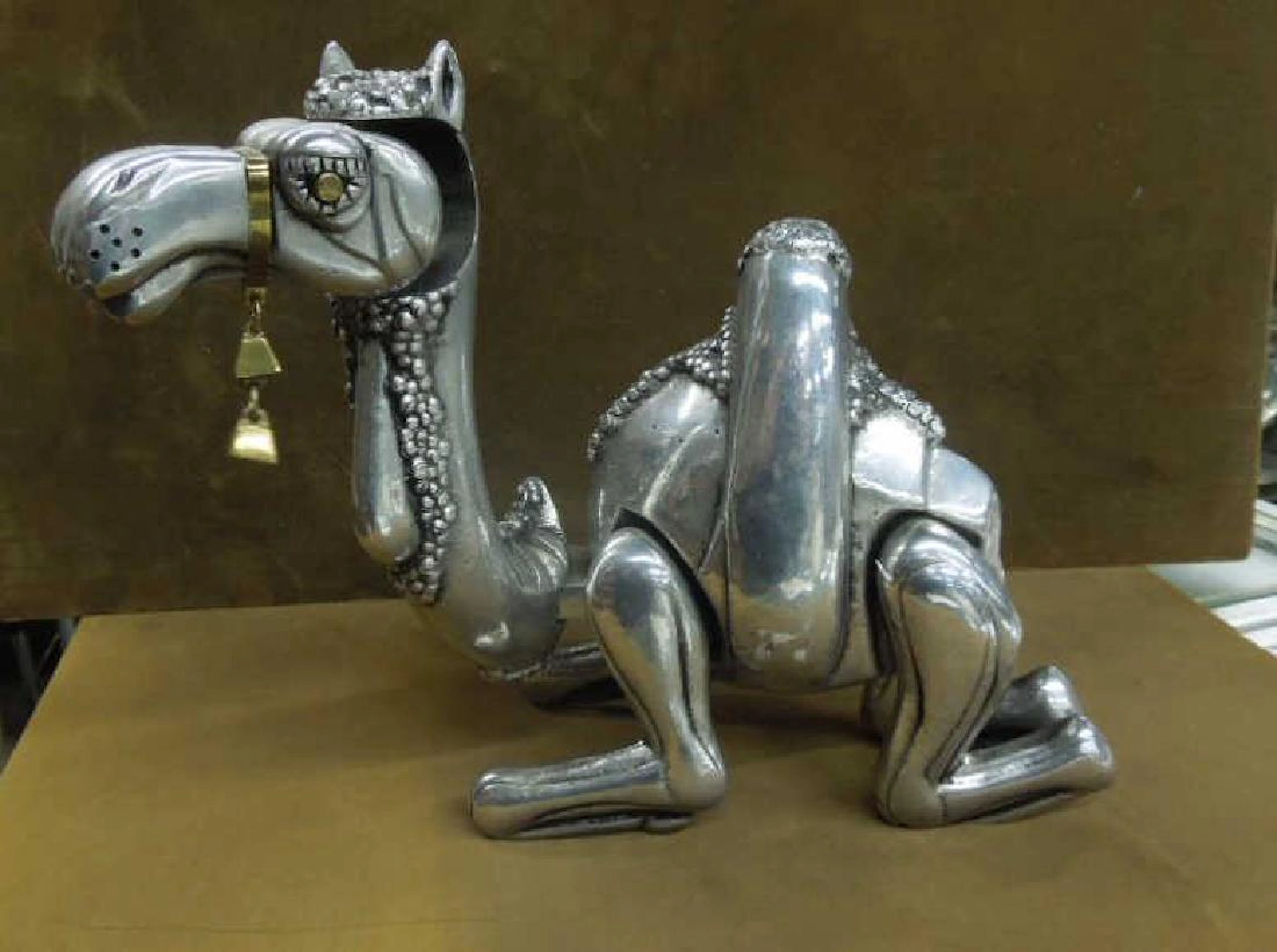 Frank Meisler Kneeling Camel Sculpture