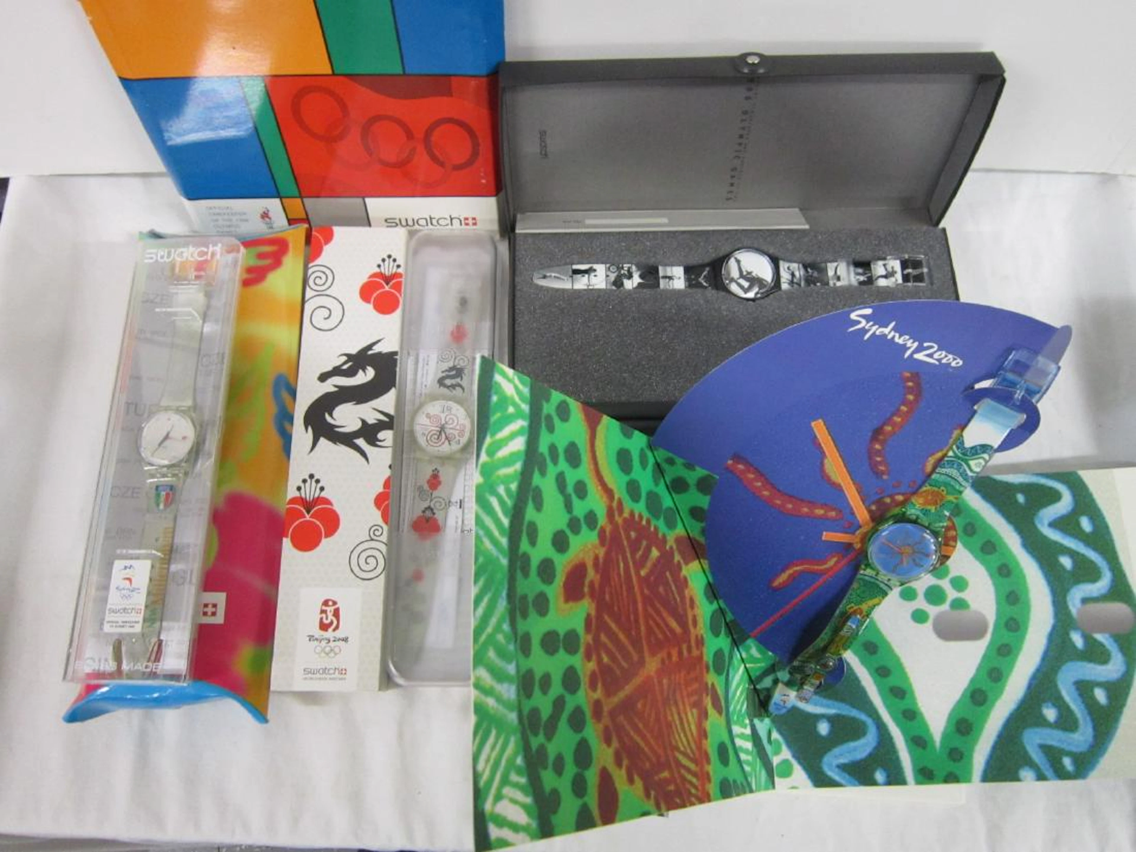 4 Swatch "Olympics" Watches in Original Packages