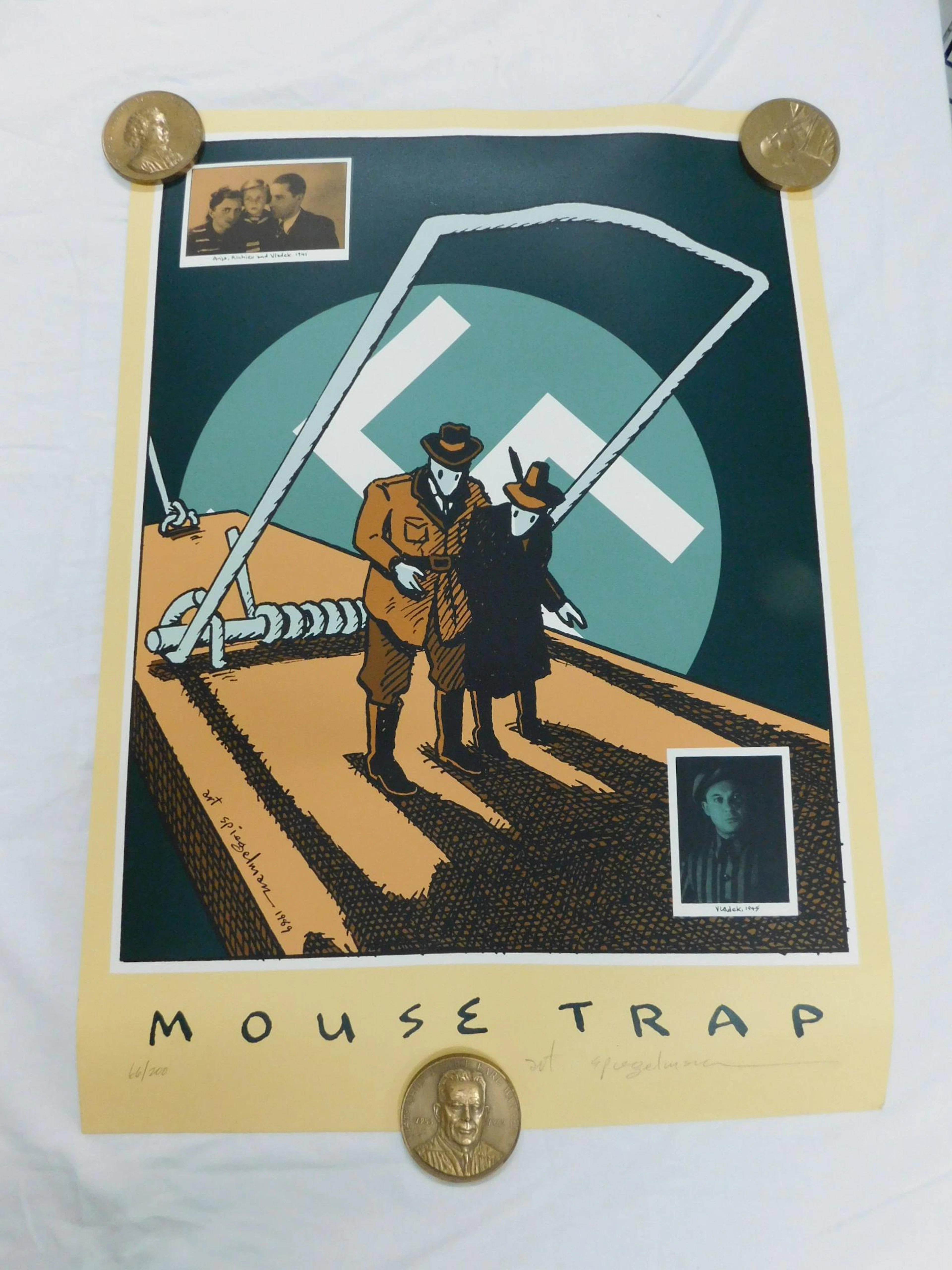 Art Spiegelman "Mouse Trap" Sgd Ltd Ed Print