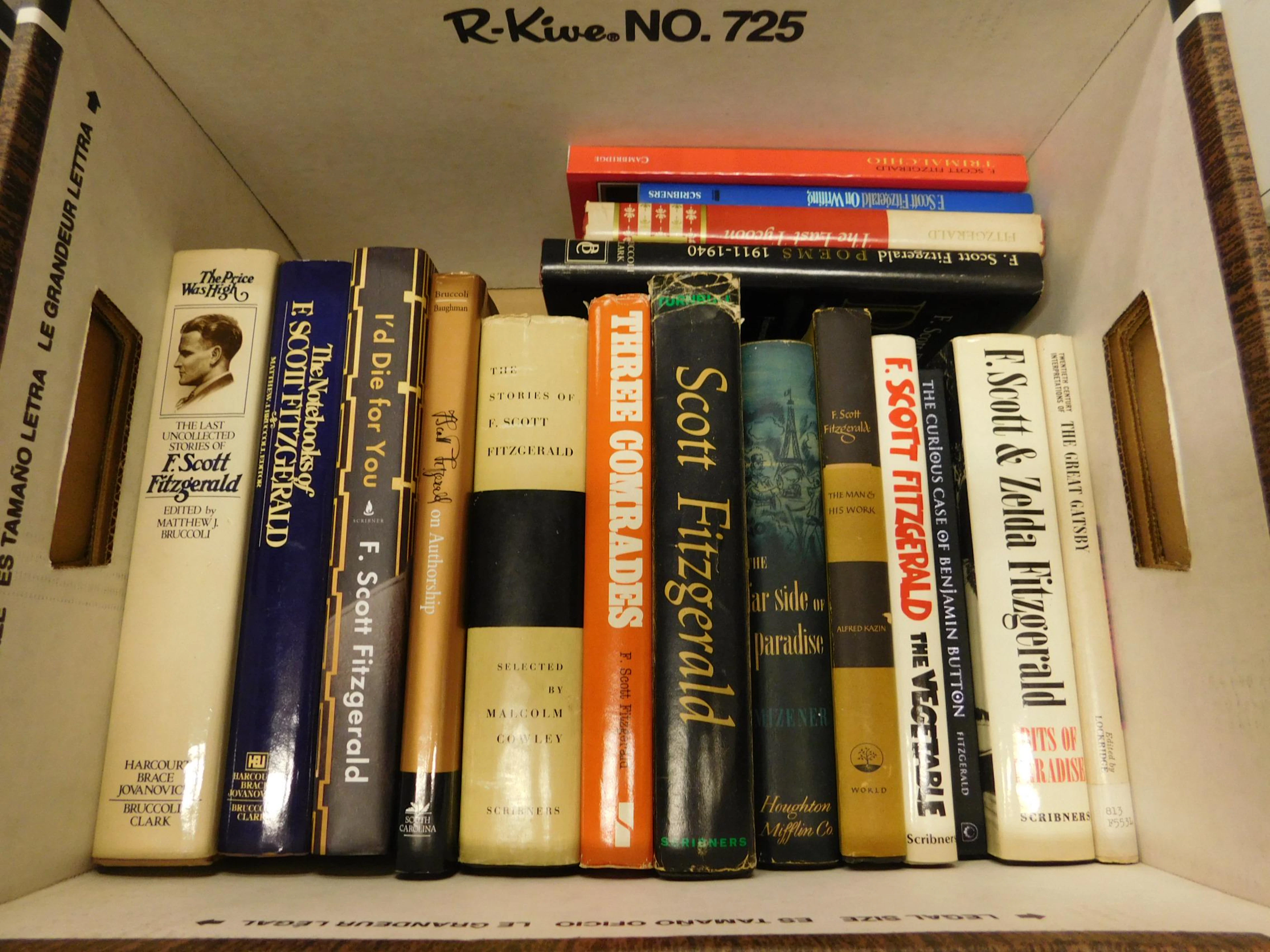 FItzgerald F Scott Large lot Books