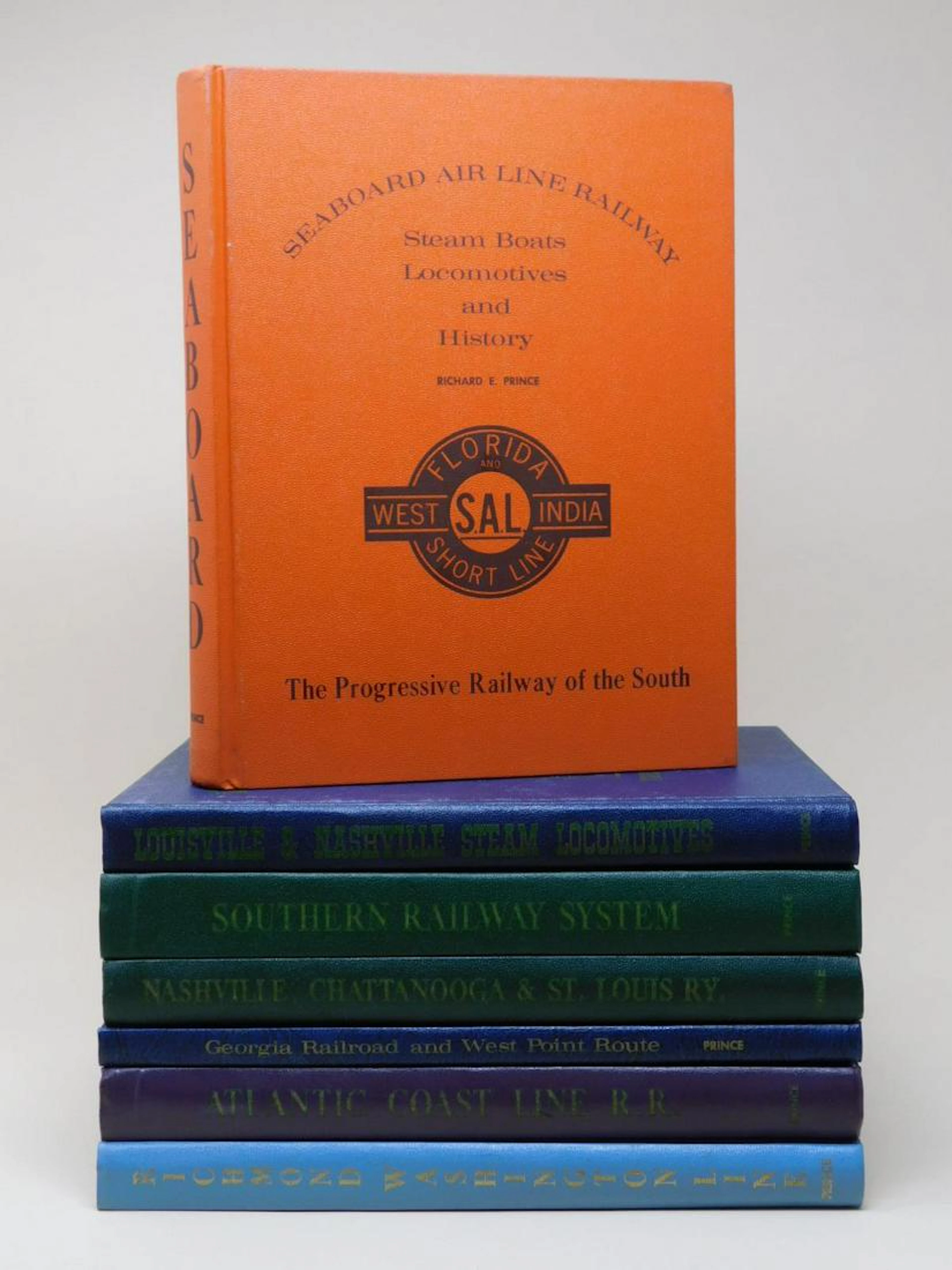 Richard E Prince Railroad Book Lot