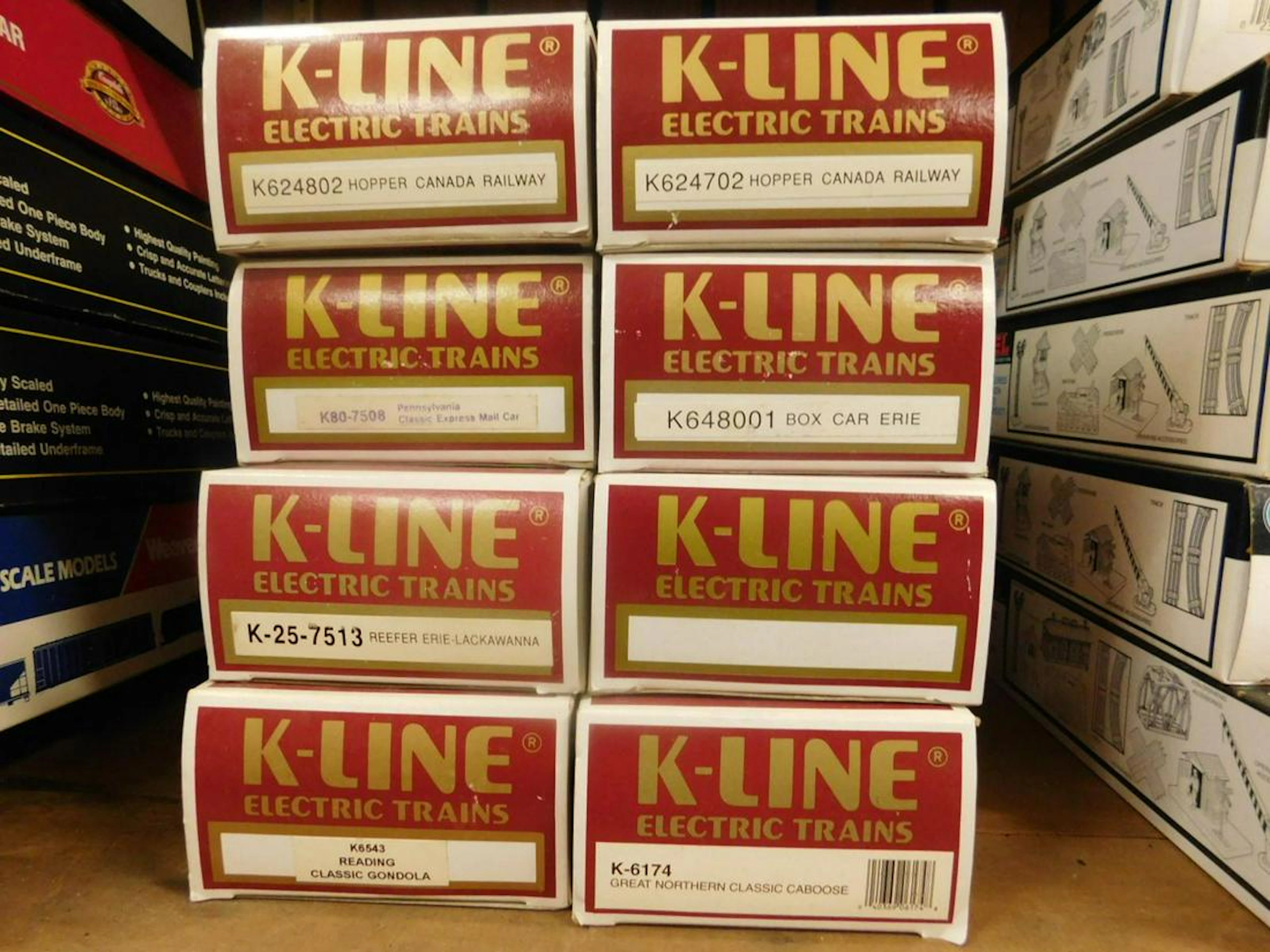 K - Line O / 027 Gauge Train Cars